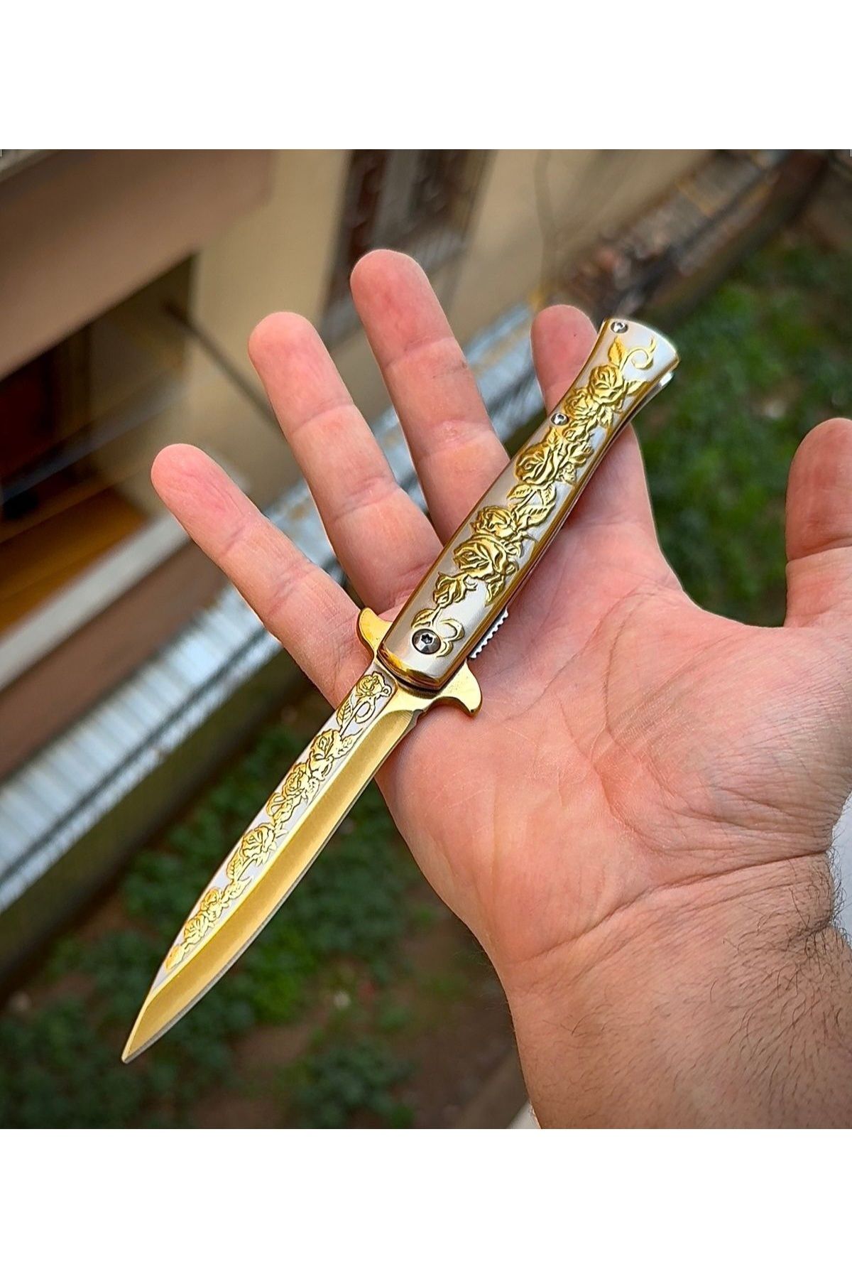 Katmer Kaliteli Gül Kabartma Işlemeli Efsanevi