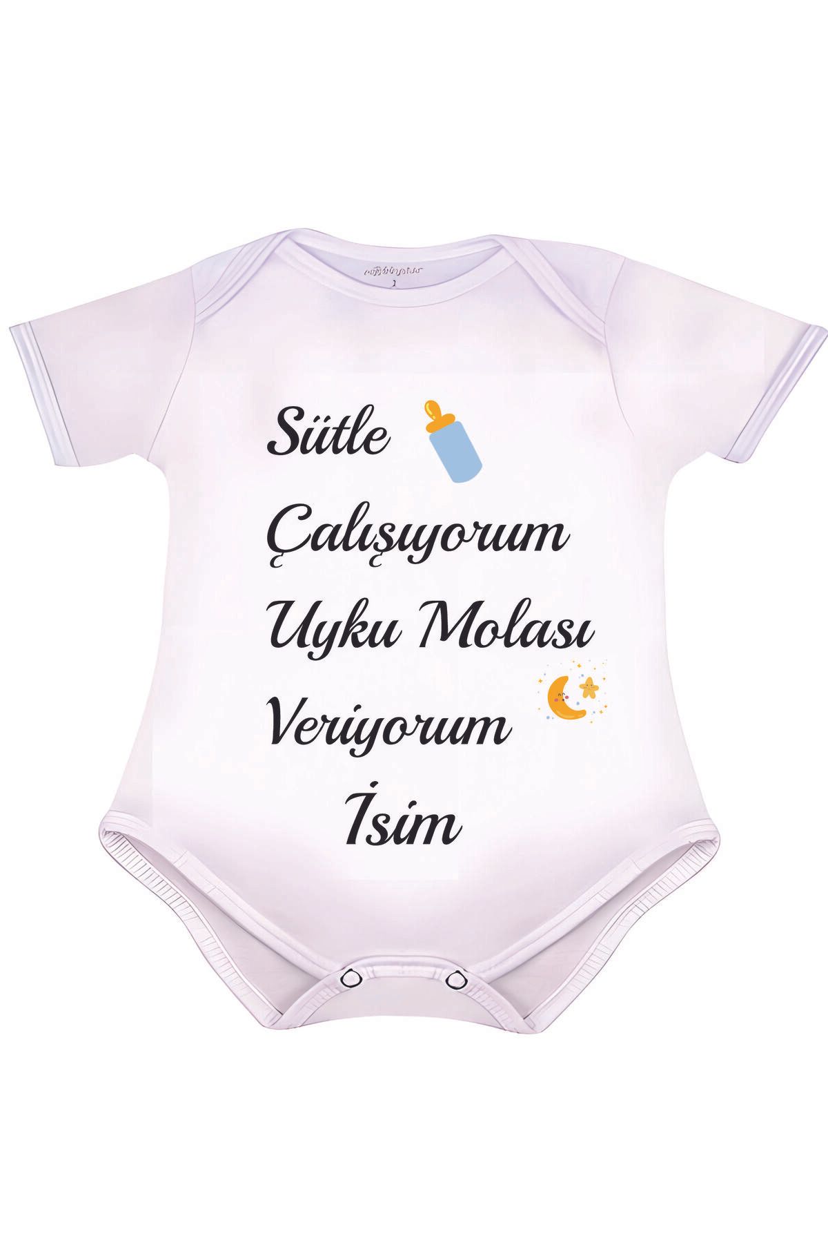 Kreax Bebeklere Özel Zıbın Kısa Kollu