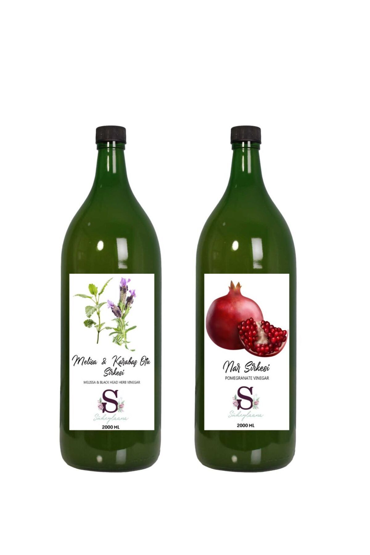 Süheylaana Doğal Melisa & Karabaş Sirkesi 2000 Ml - Doğal Nar Sirkesi 2000 Ml