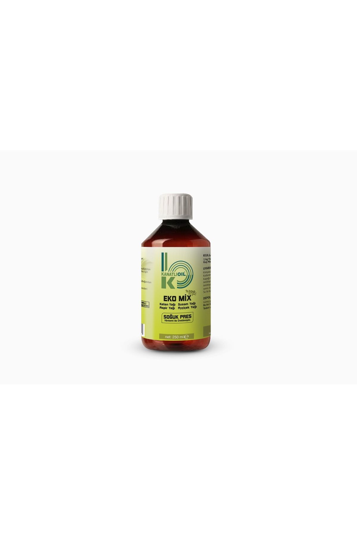 Kanatlı Oil Eko Mix 250 ml Ekonomik Soğuk Pres Yağı