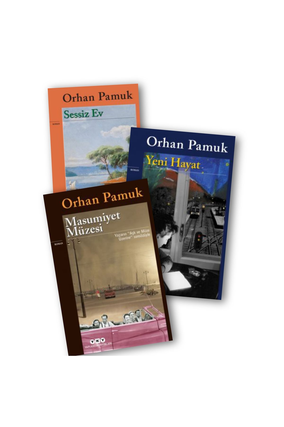 Yapı Kredi Yayınları Masumiyet Müzesi - Yeni Hayat - Sessiz Ev Orhan Pamuk 3 lü Kitap Seti