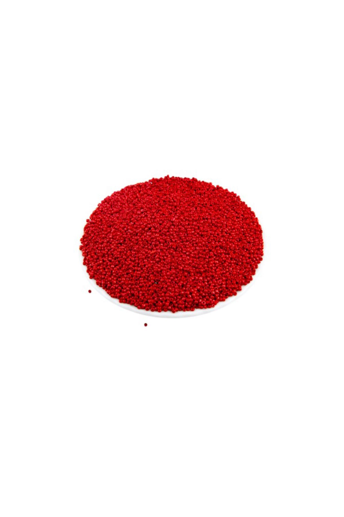 Serhat Aksesuar ve El İşçilik Mat Güzel Kırmızı (11/0) 2 mm Kum Boncuğu 100 gr