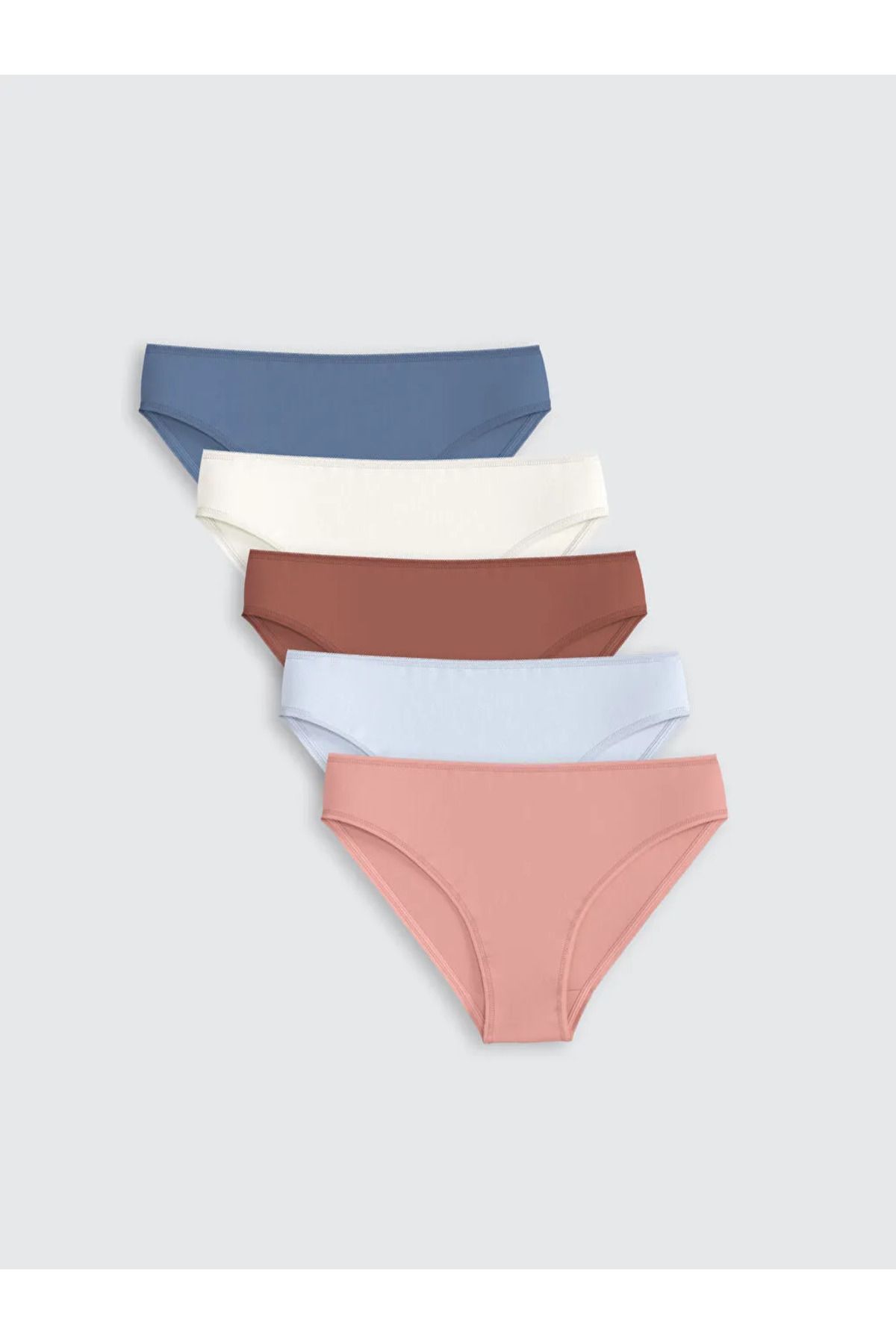 LC Waikiki LCW DREAM Pembe Düz Bikini Külot 5'li Paket