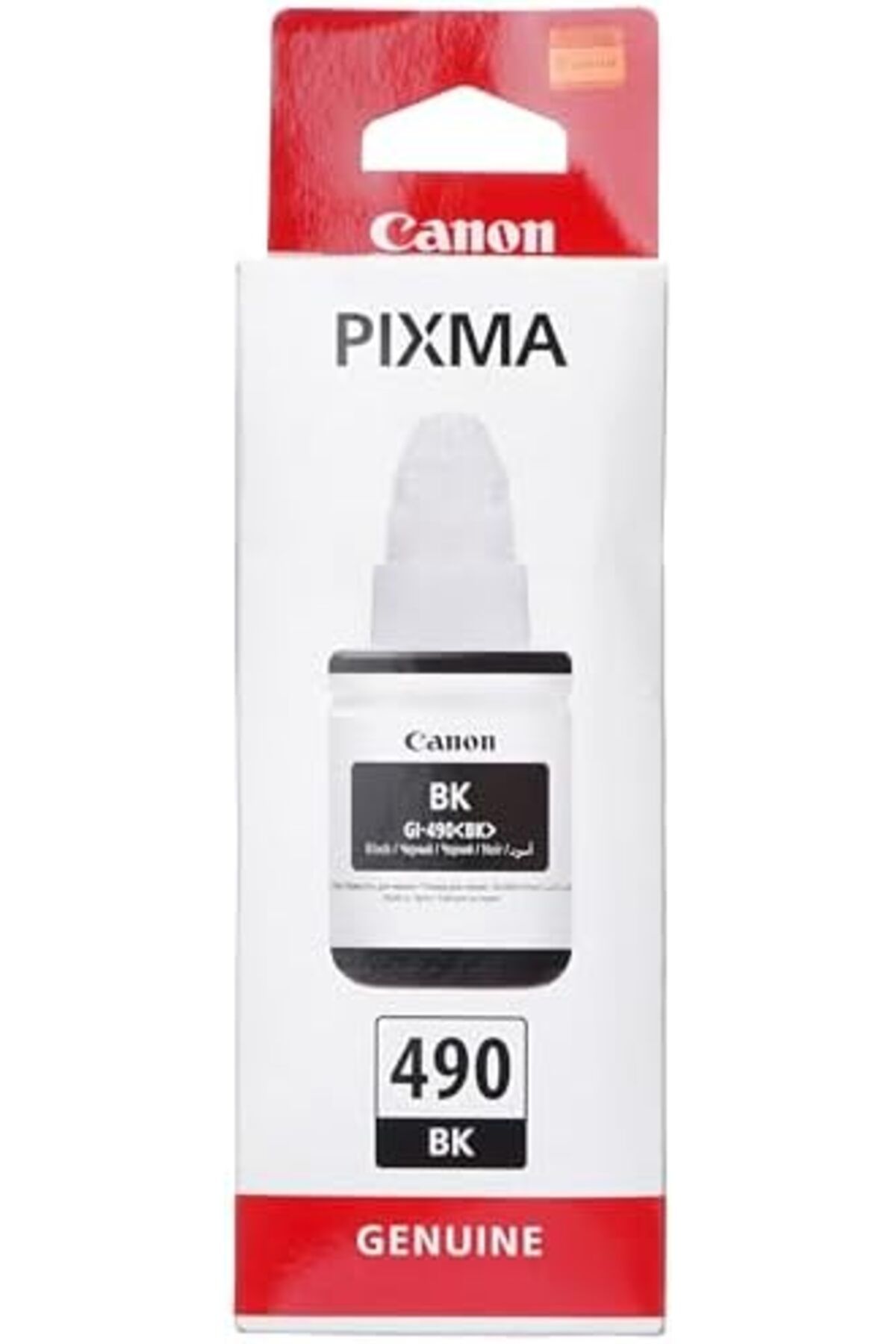 Canon-خرطوشة حبر كانون سوداء GI-490 BK 4