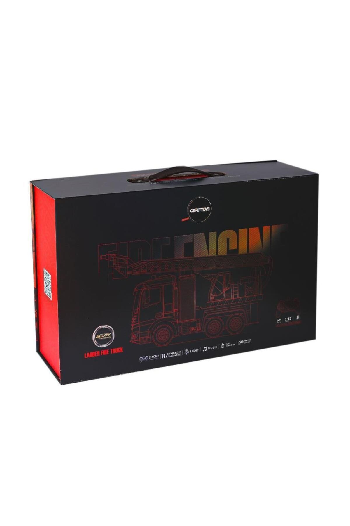 Skygo HJ8002-1 Kumandalı Metal İtfaiye 1:12 -Gepttoys