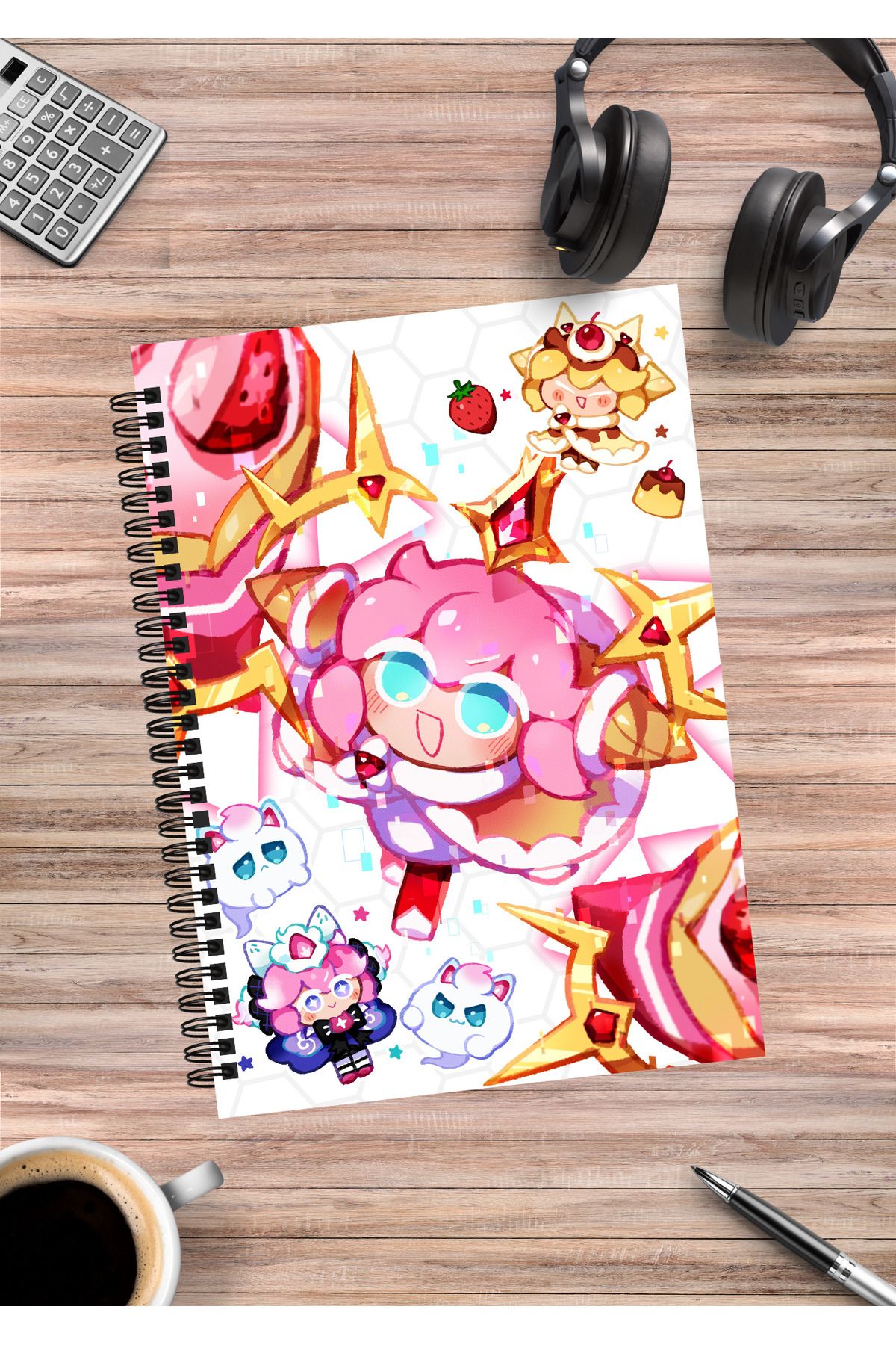 mertfigur Cookie Run Kingdom Spiralli Defter A5 (50 Yaprak)