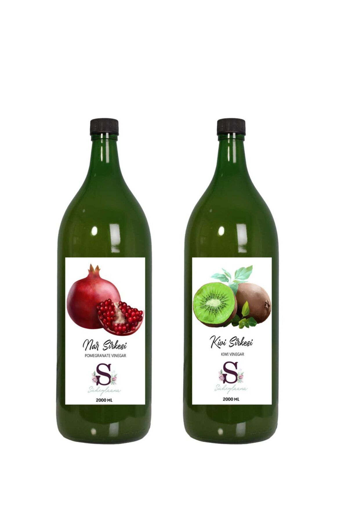 Süheylaana Doğal Nar Sirkesi 2000 Ml - Doğal Kivi Sirkesi 2000 Ml