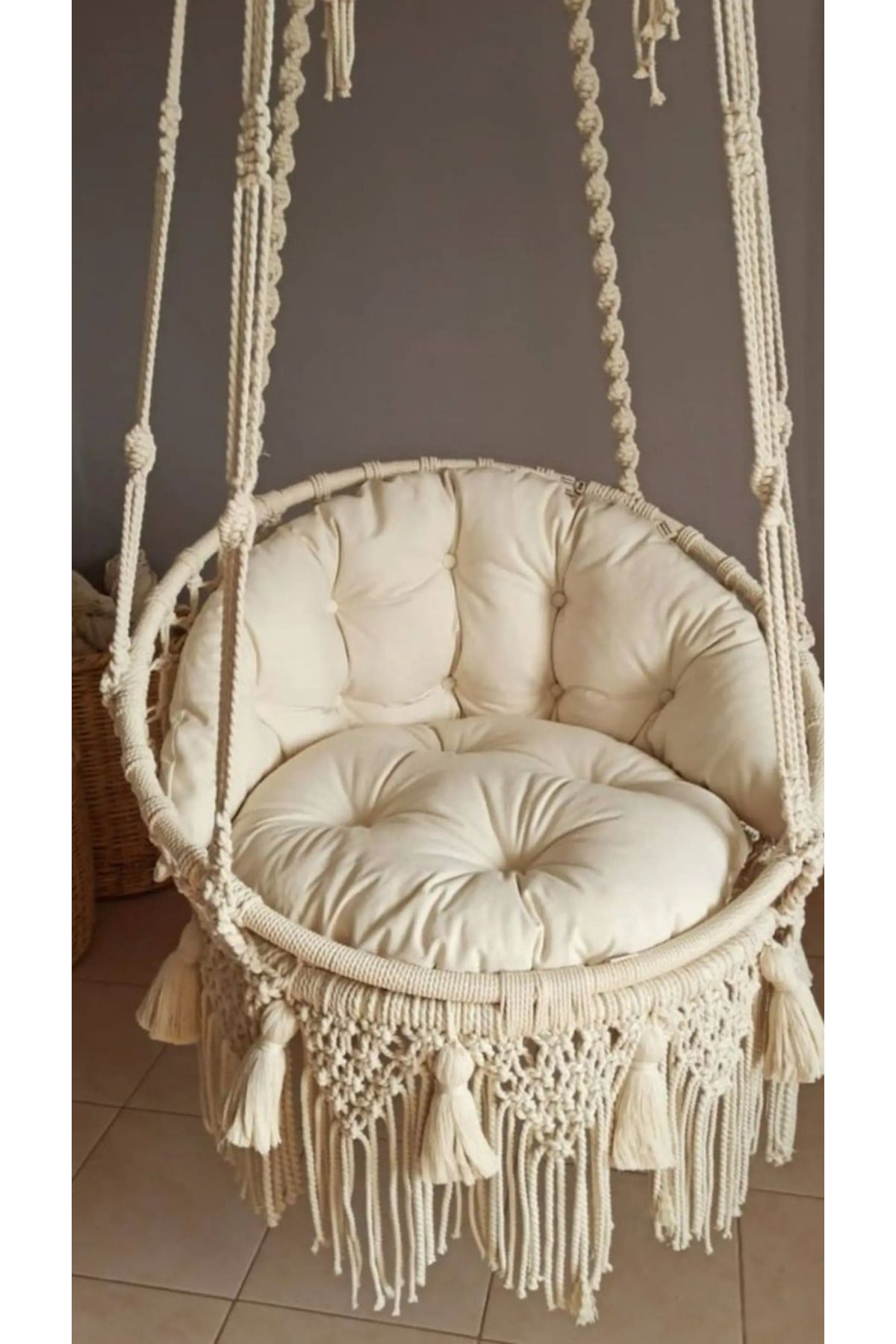 JANGEAR-pernă leagăn macrame (doar set de perne) 1