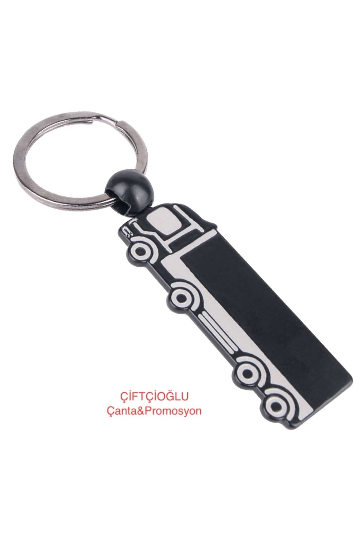 çiftçioğlu Kişiye Özel Lazer İsim-Logo Baskılı Metal Anahtarlık