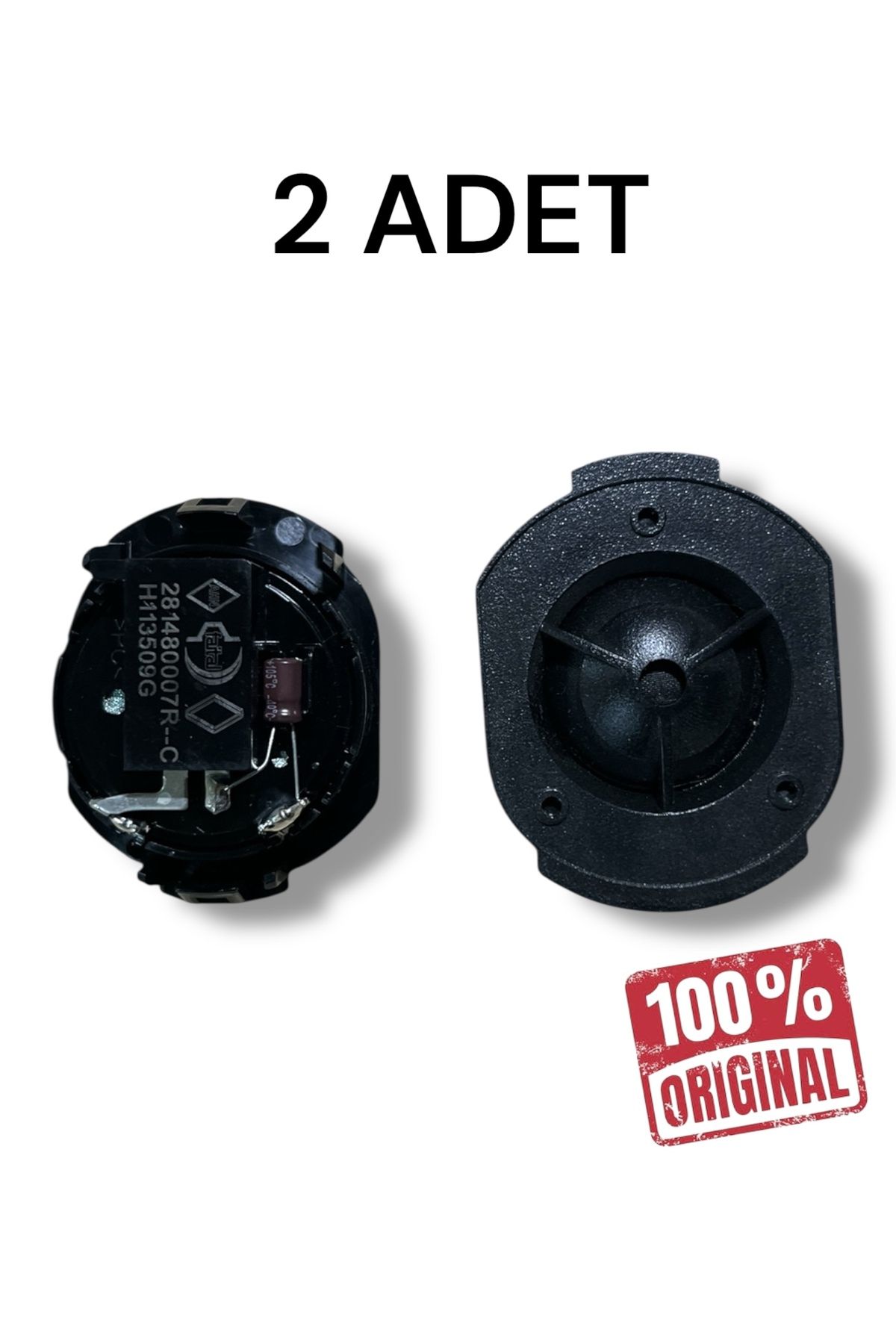 Renault Dacia Modellerine Uyumlu Orijinal Tweeter (Torpido Üst Tweeter Yuvasına Tam Uyumludur.)