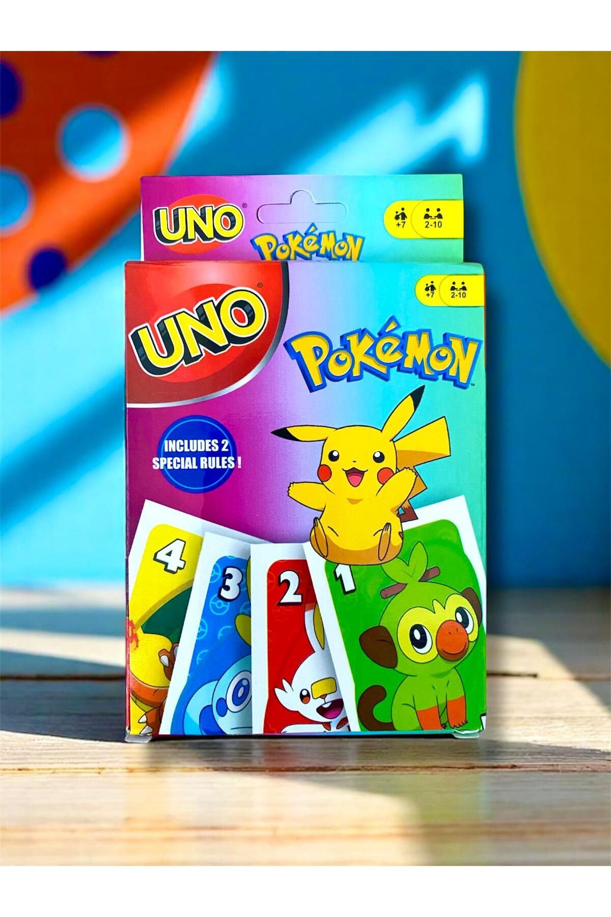Luzay Pokemon Temalı Oyun Kartları 110 Adet Eğlenceli Aile Oyunu Zeka Oyunu