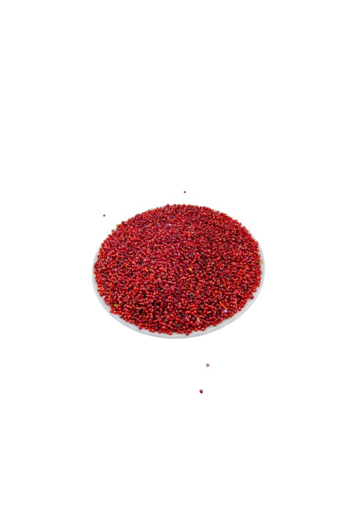 Serhat Aksesuar ve El İşçilik Şeffaf Bordo (11/0) 2 mm Kum Boncuğu 100 gr
