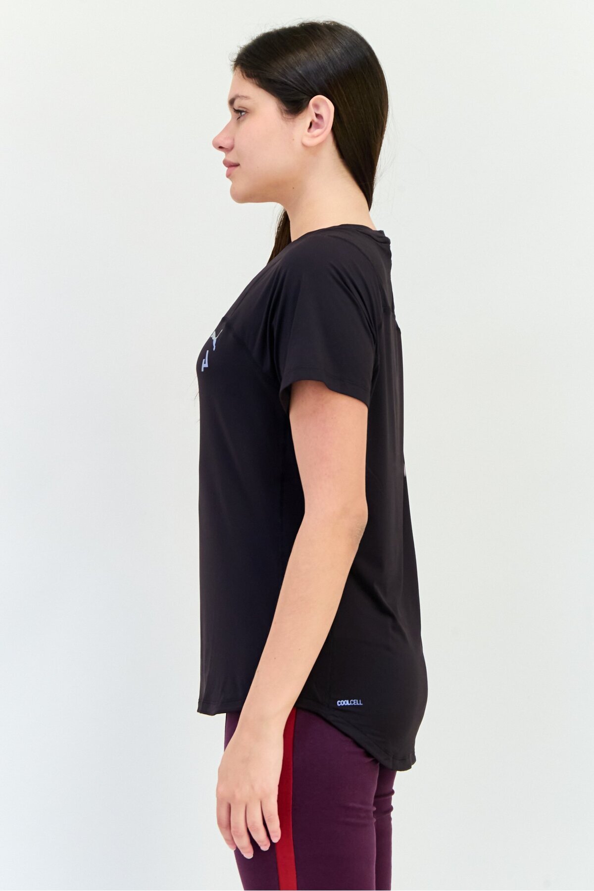 Puma-Women Sportswear Fit Short Sleeves Training T-Shirt, Black 2