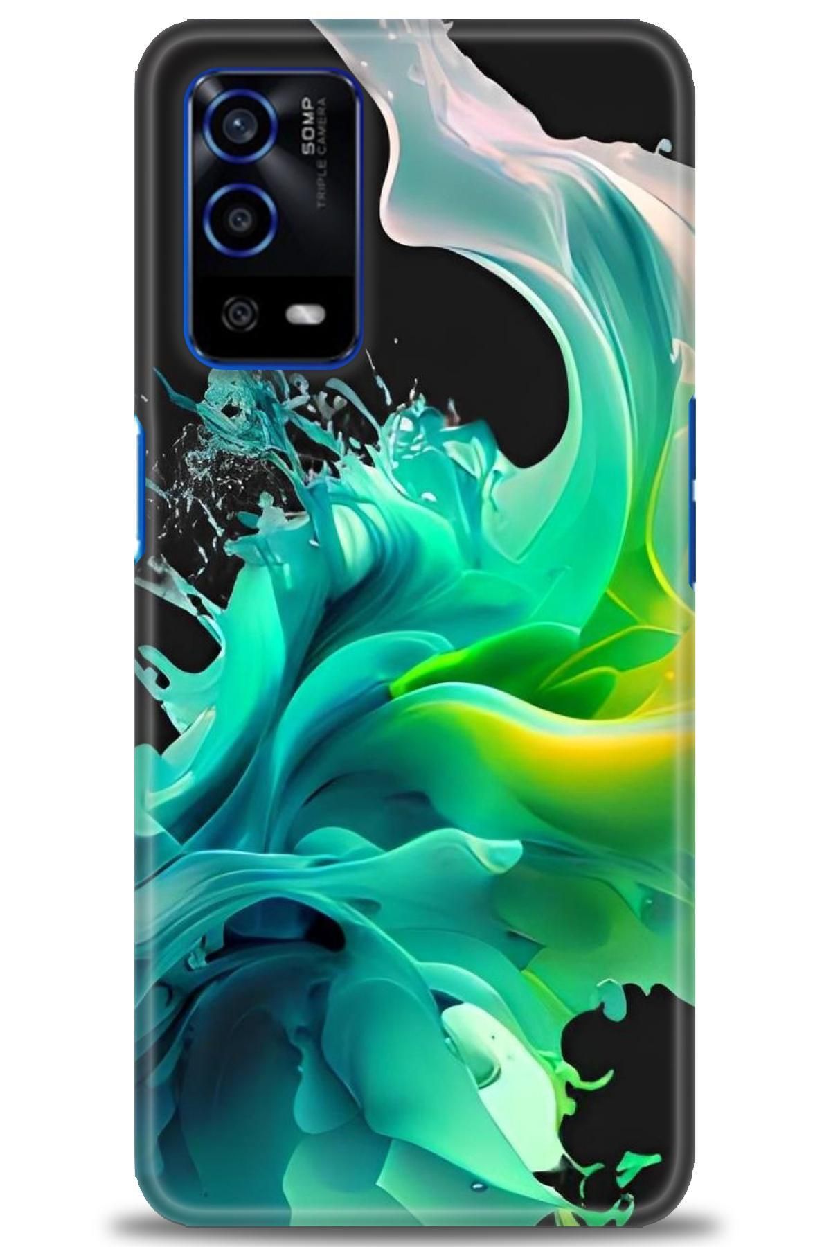 OPPO A55 / A16 İle Tam Uyumlu HD Baskılı Desenli Kılıf - Oppo - 554