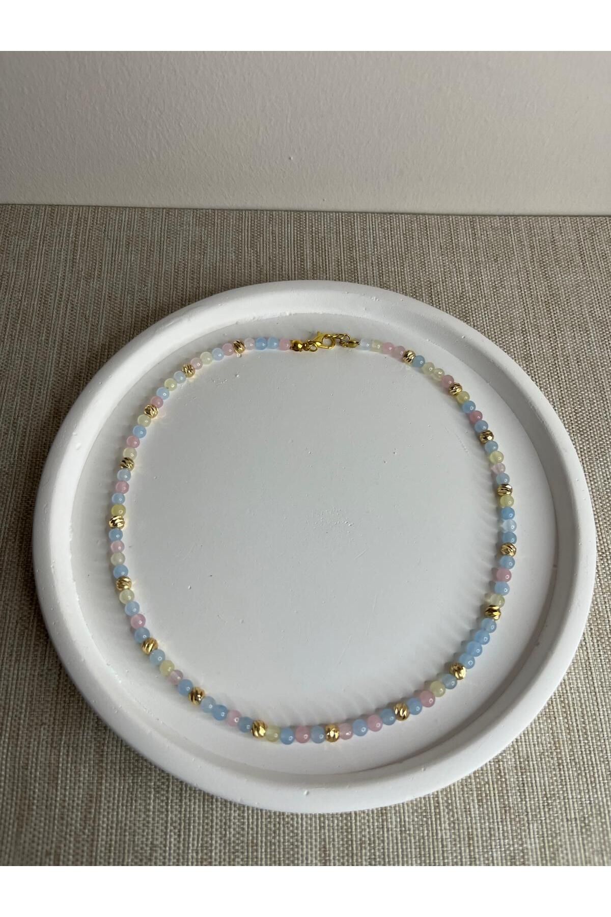 DENİZ ERKUL JEWELRY Özel Tasarım Doğal Ceyd Taşı Kolye – Şıklığınızı Doğanın Enerjisiyle Tamamlayın