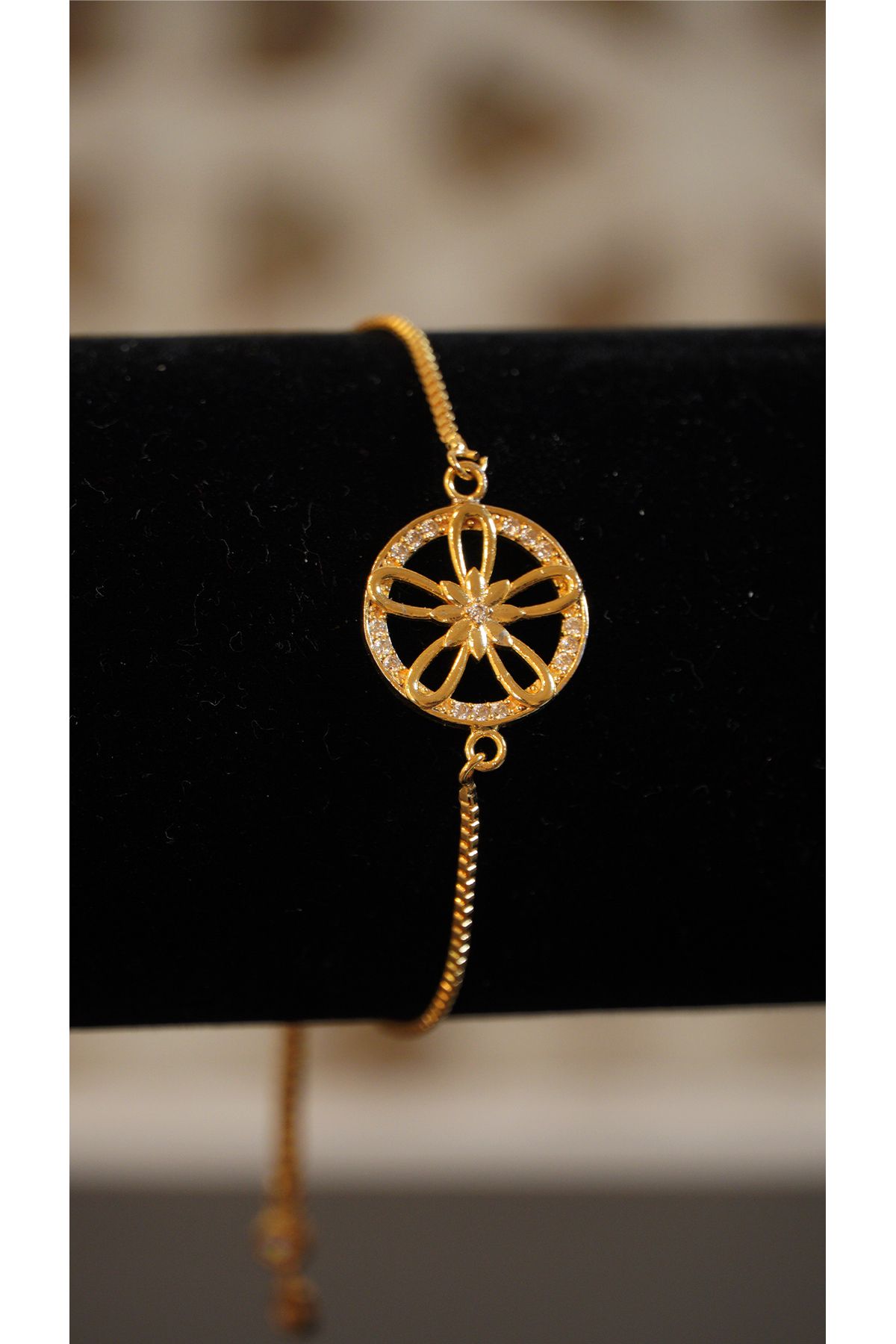 Jewerly Bakbutik Kadin Çiçeği Çelik Bileklik