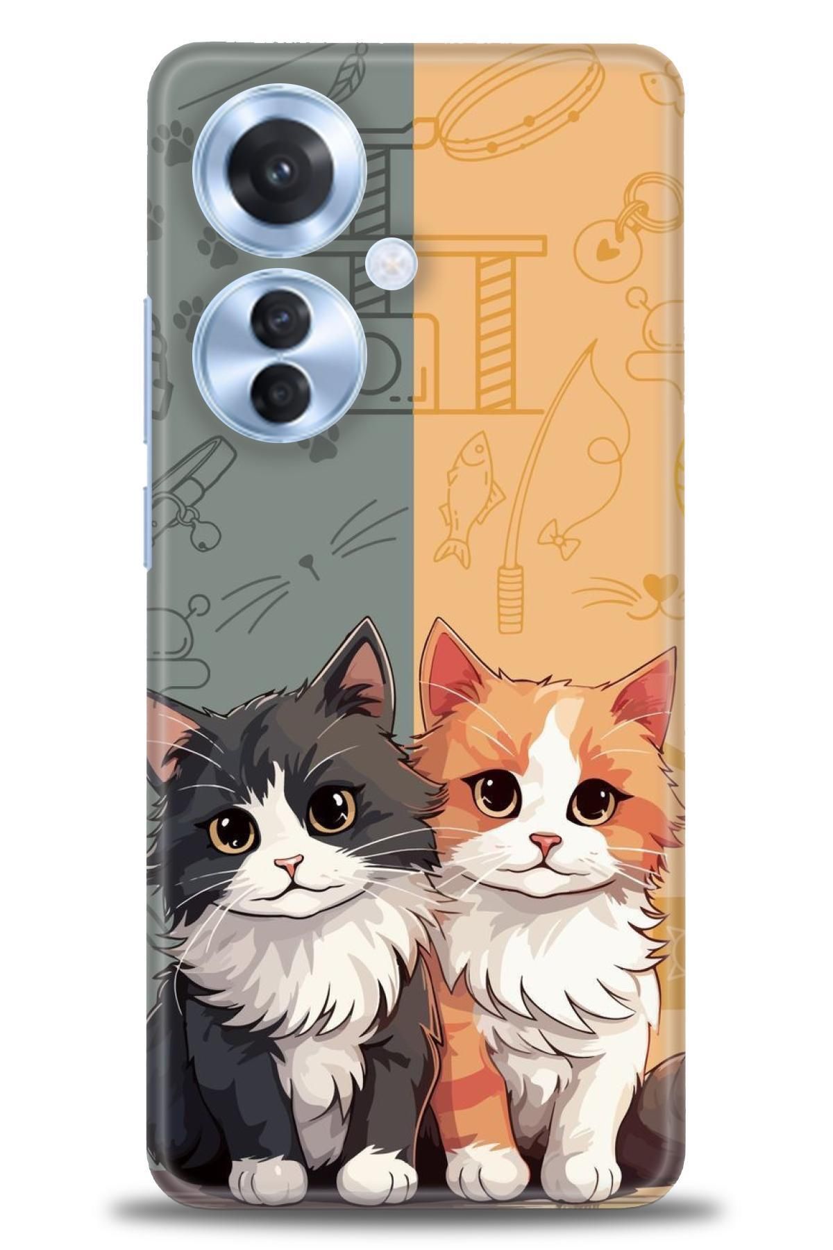 OPPO Reno 11F İle Tam Uyumlu HD Baskılı Desenli Kılıf - Oppo - 647