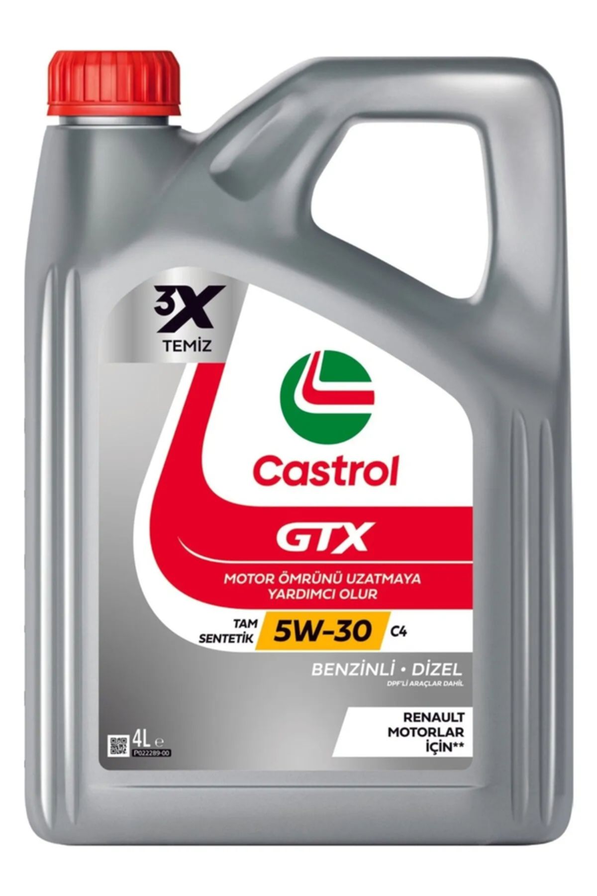 Castro Tam Sentetik 5W-30 4 Litre Motor Yağı 2024 Üretim