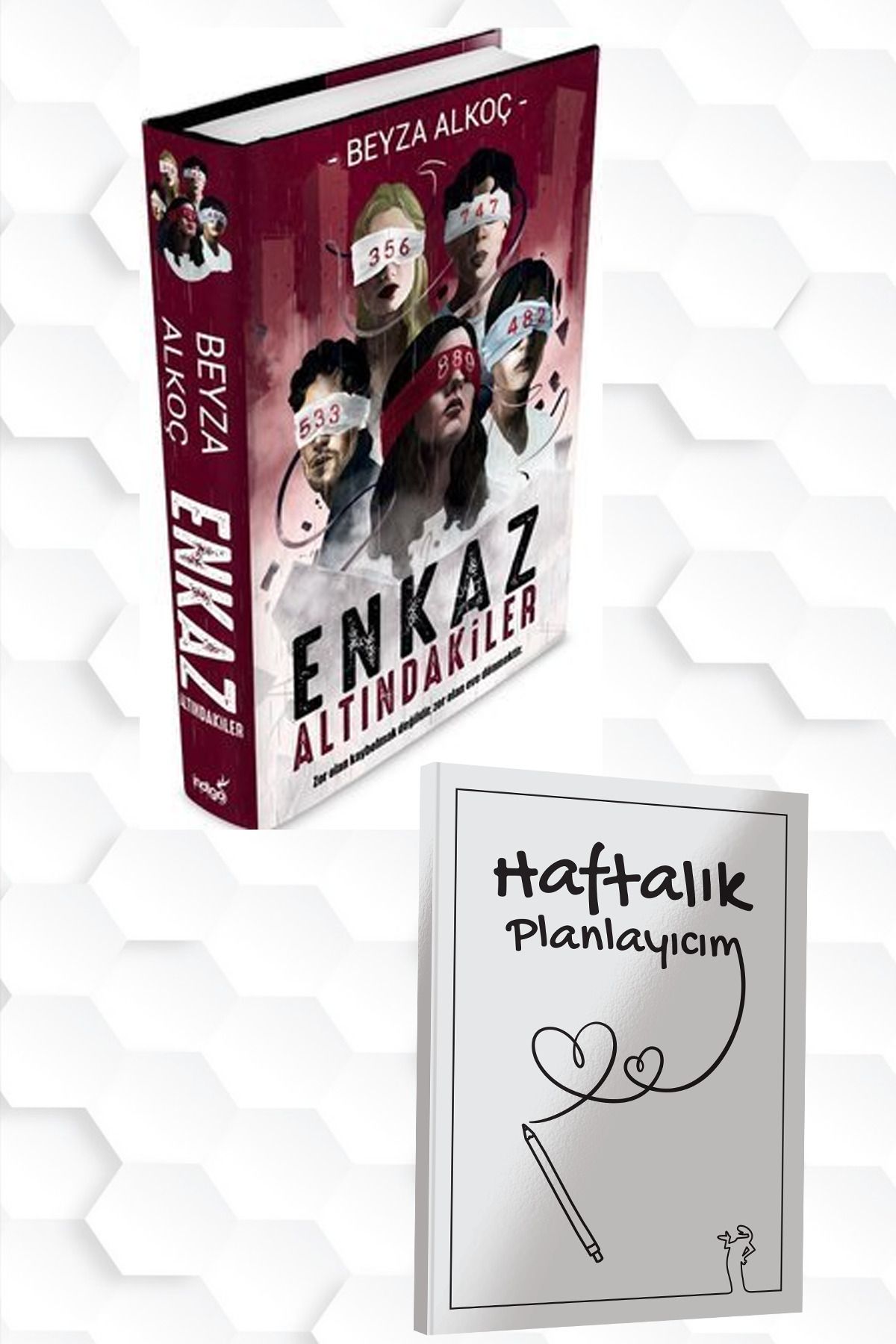 İndigo Kitap CİLTLİ-BEYZA ALKOÇ-ENKAZ ALTINDAKİLER 1 +HAFTALIK PLANLAYICIM (52 HAFTA)