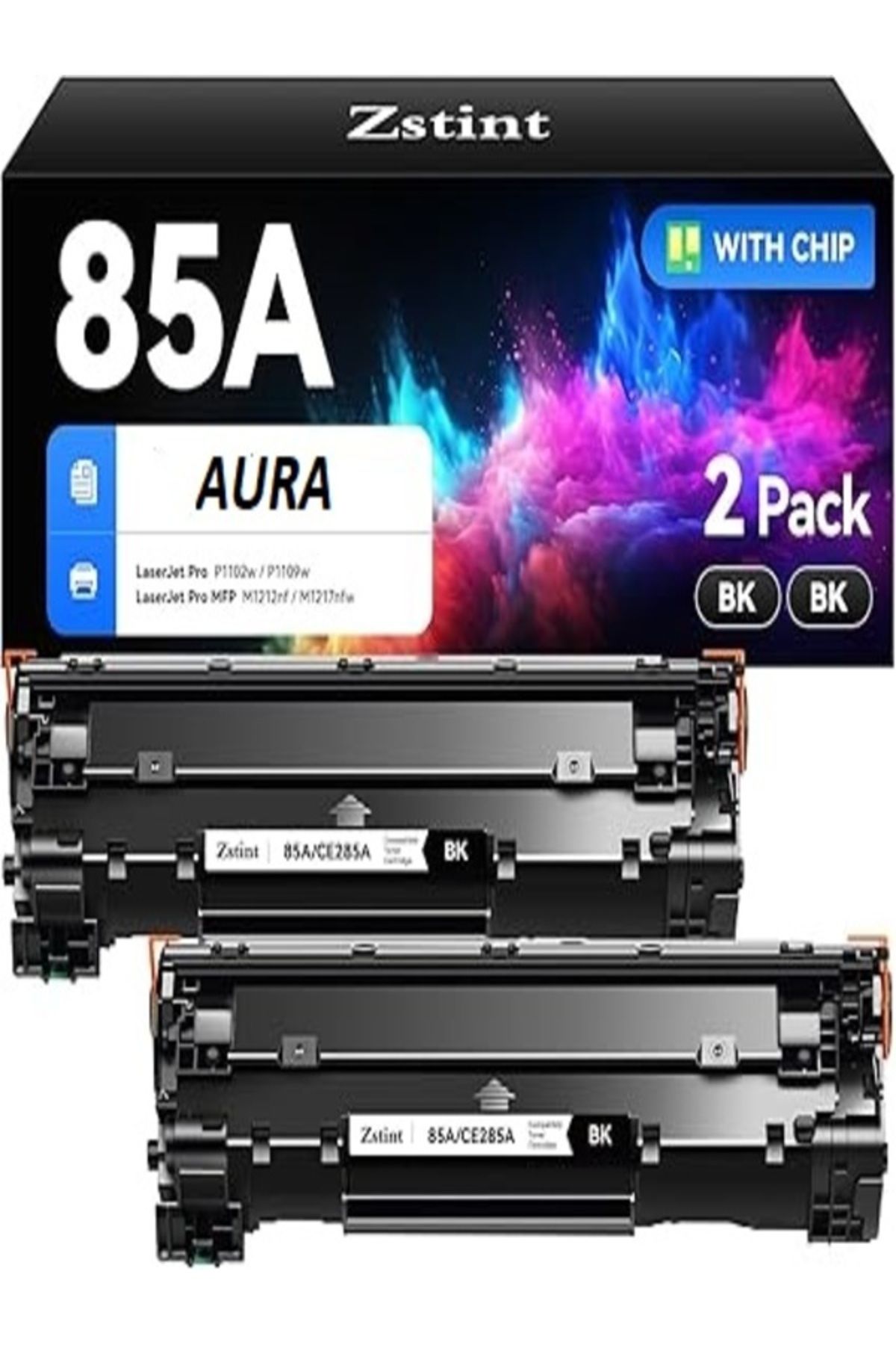 HP 85A 2-Pack HP 85A CE285A M1212nf M1217nfw P1102 P1109 M1217 LBP6000 MF3010 P1005 AURA