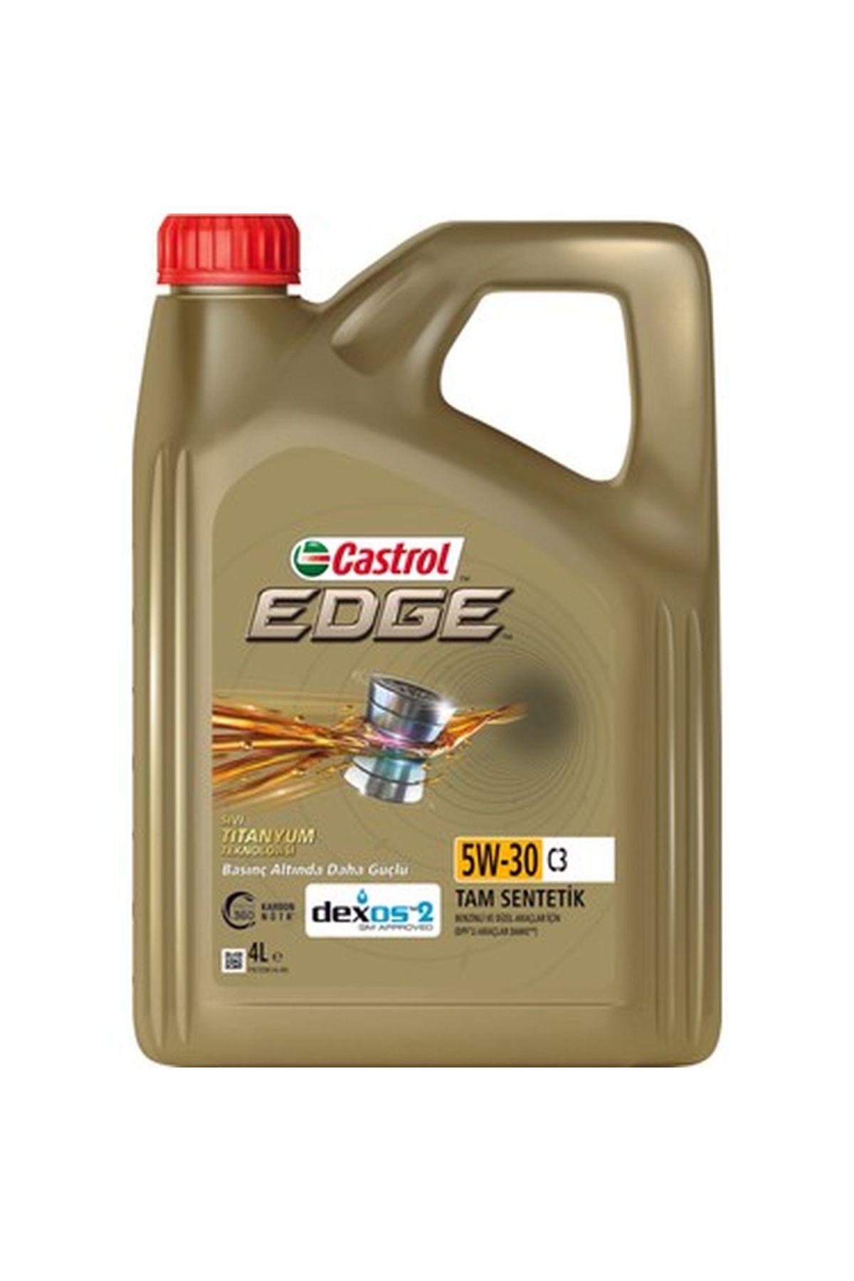 Castro Tam Sentetik 5W-30 4 Litre Motor Yağı 2024 Üretim
