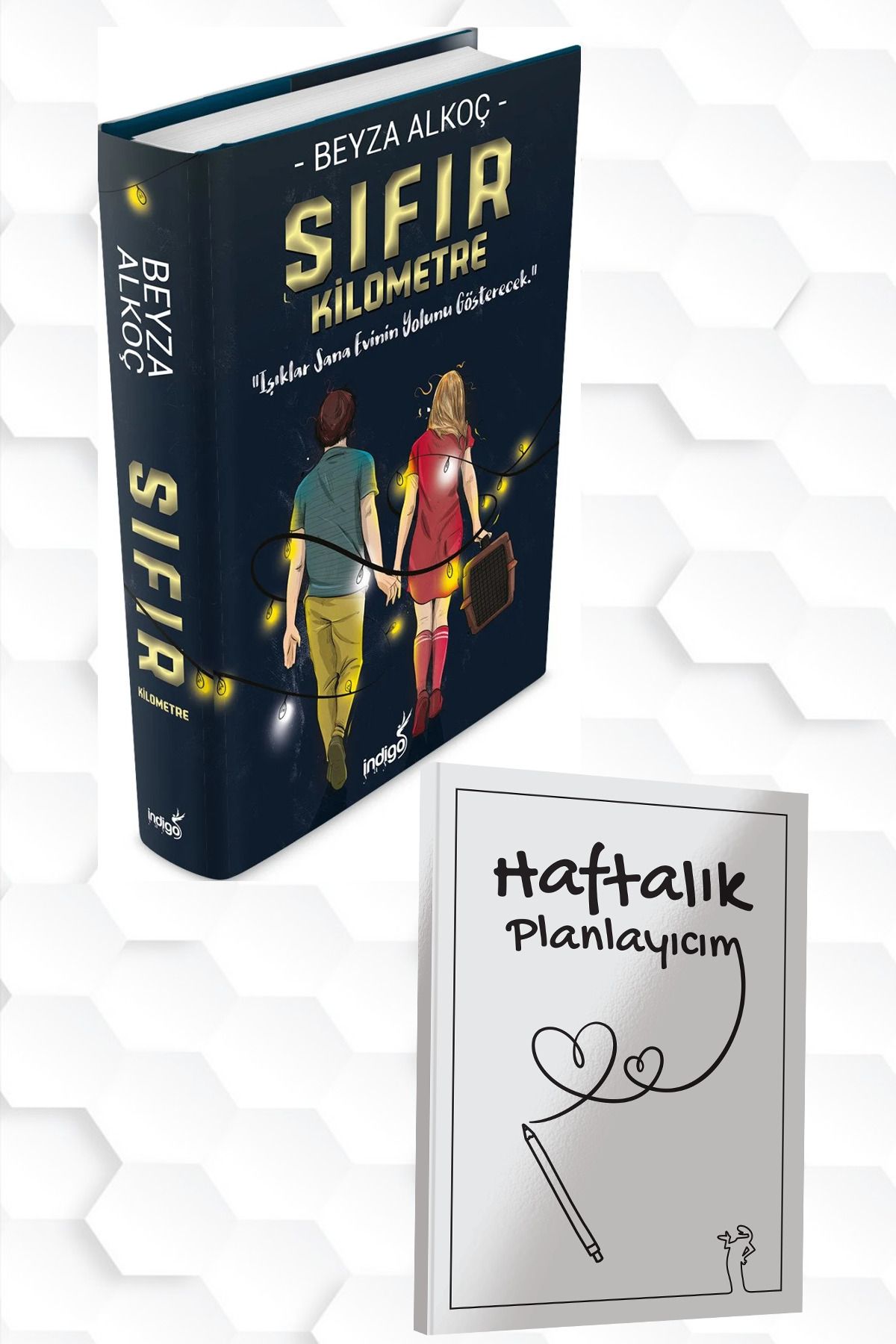 İndigo Kitap CİLTLİ-BEYZA ALKOÇ-SIFIR KİLOMETRE +HAFTALIK PLANLAYICIM (52 HAFTA) HEDİYE