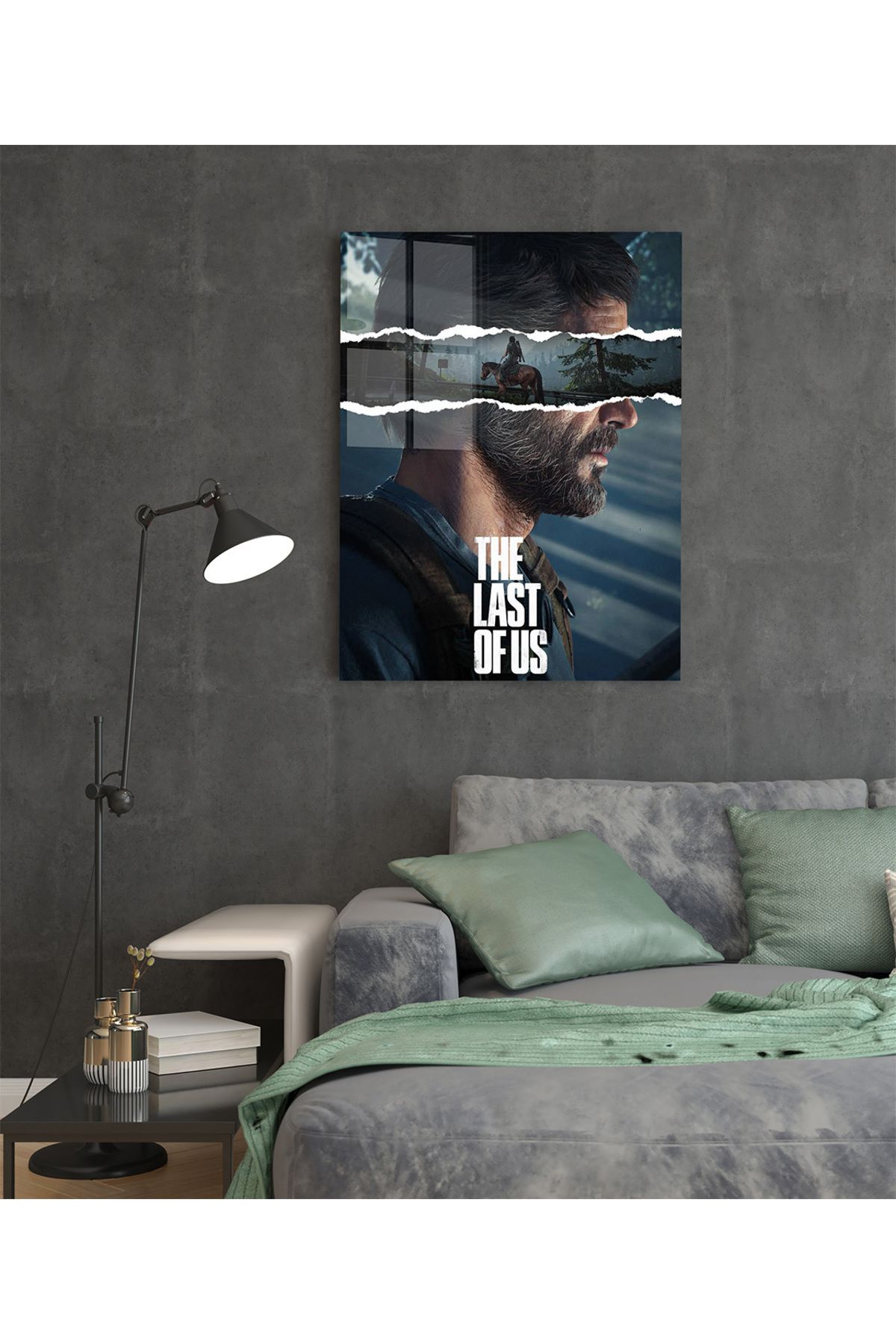 Ayabak Metal Poster The Last Of Us Joel - Dekoratif - Hediyelik Çerçevesiz Tablo