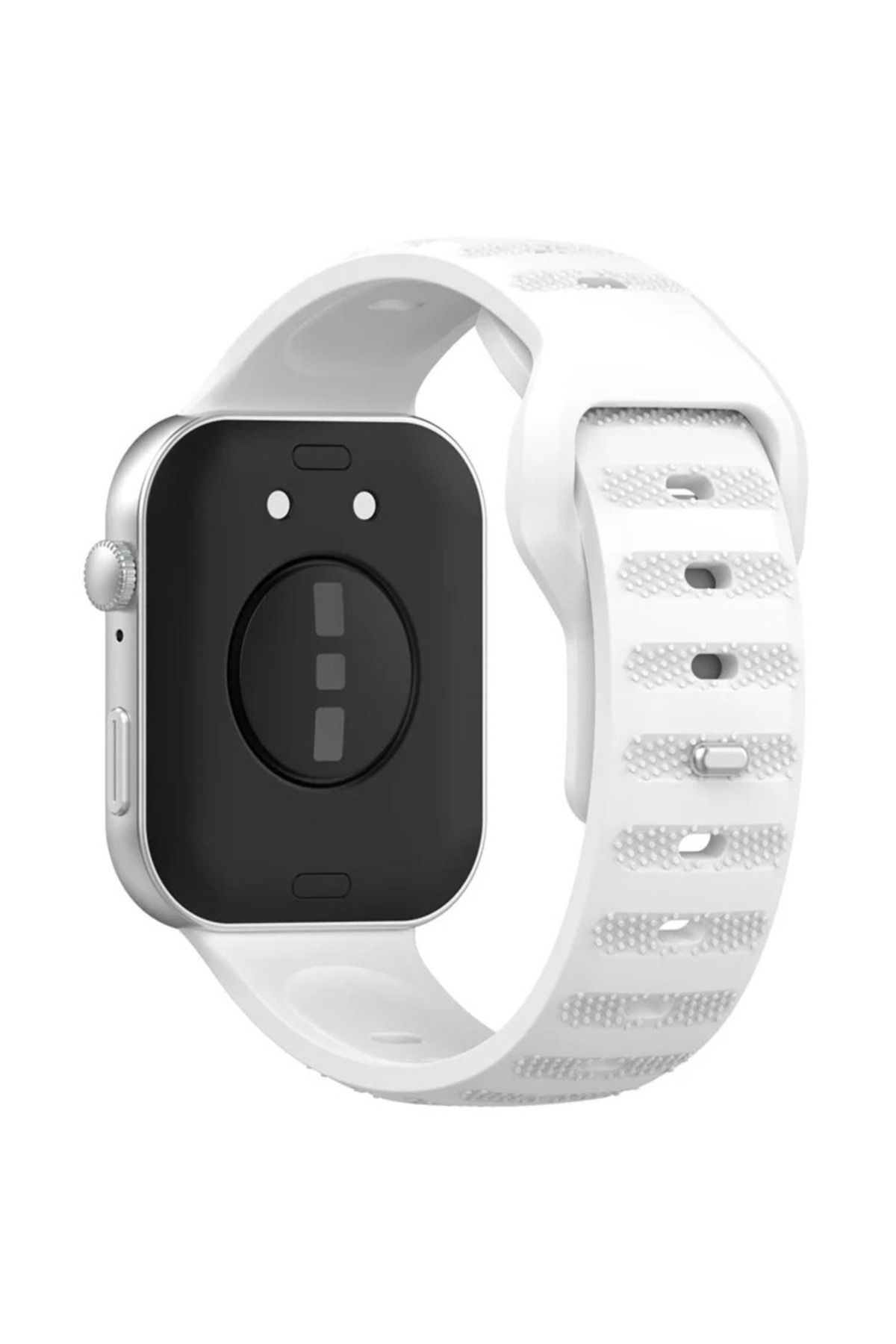 bbtech Huawei Watch Fit 3 / Fit 4 / Fit 4 Pro Nokta Detay Spor Esnek Ayarlanabilir Silikon Kayış Şık Kordon