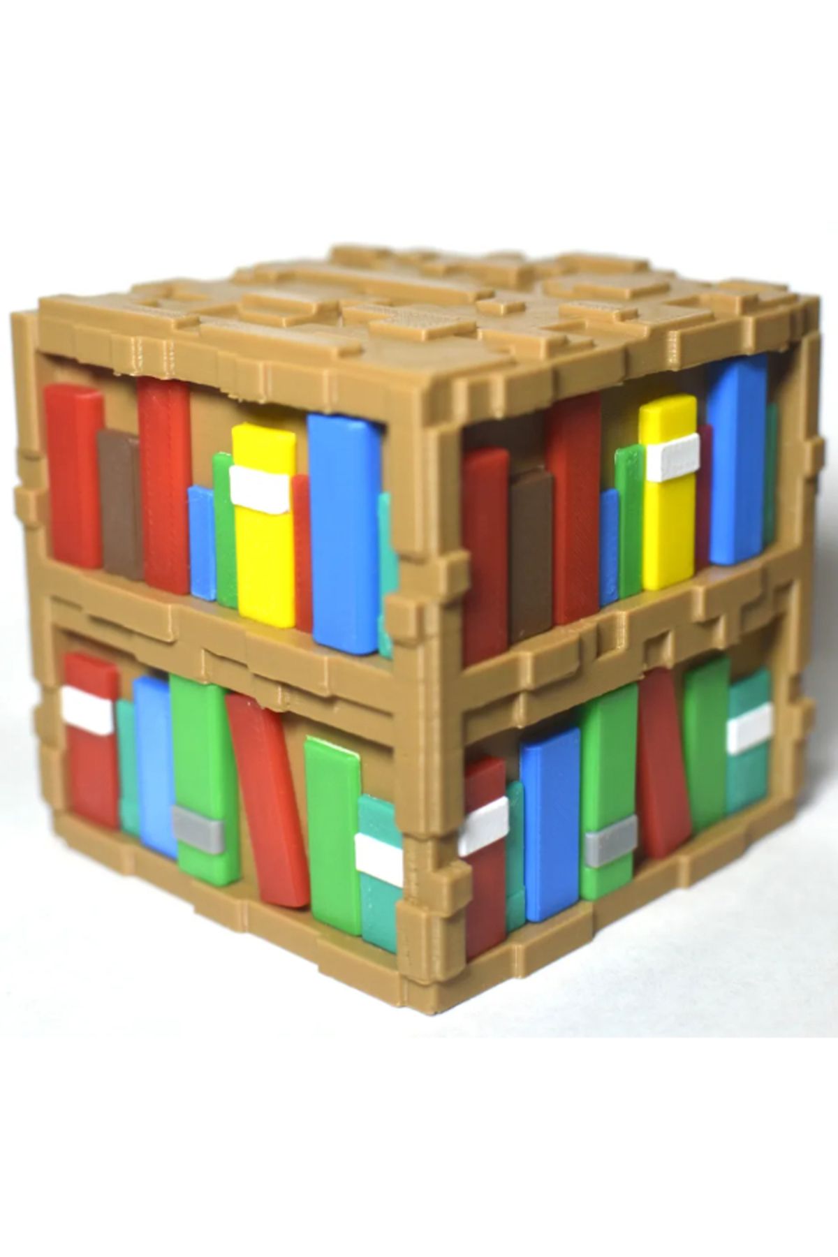 3d model s Minecraft Kitaplık Kutusu - Özgün Tasarım 3D Baskı