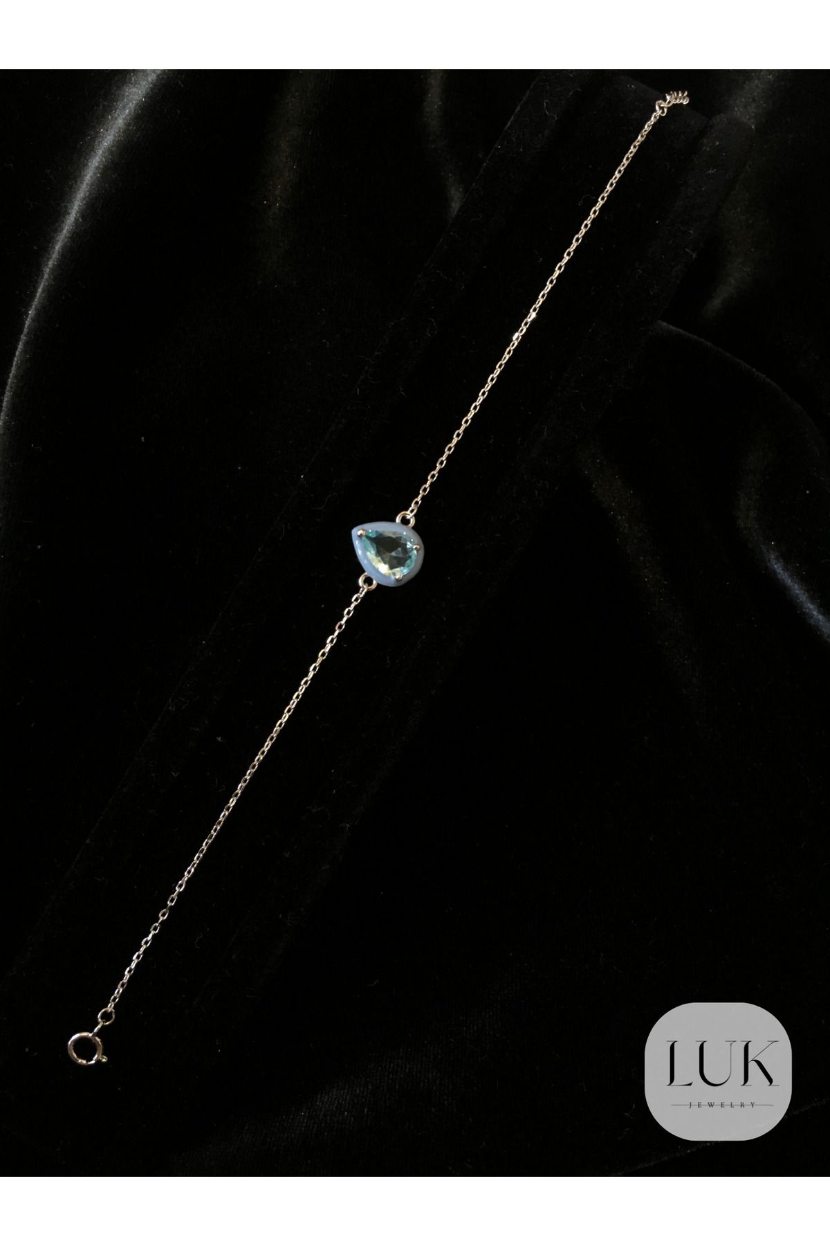 LUK JEWELRY 925 AYAR DAMLA TAŞ BİLEKLİK