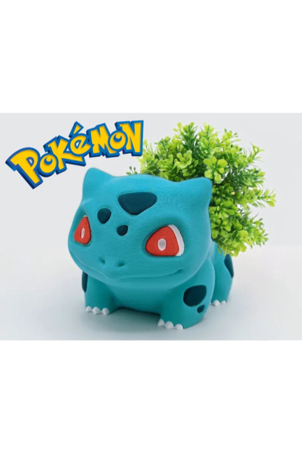 3d model s Bulbasaur Saksı - Çok Renkli ve Tek Renk Seçenekleri - 3D Baskı