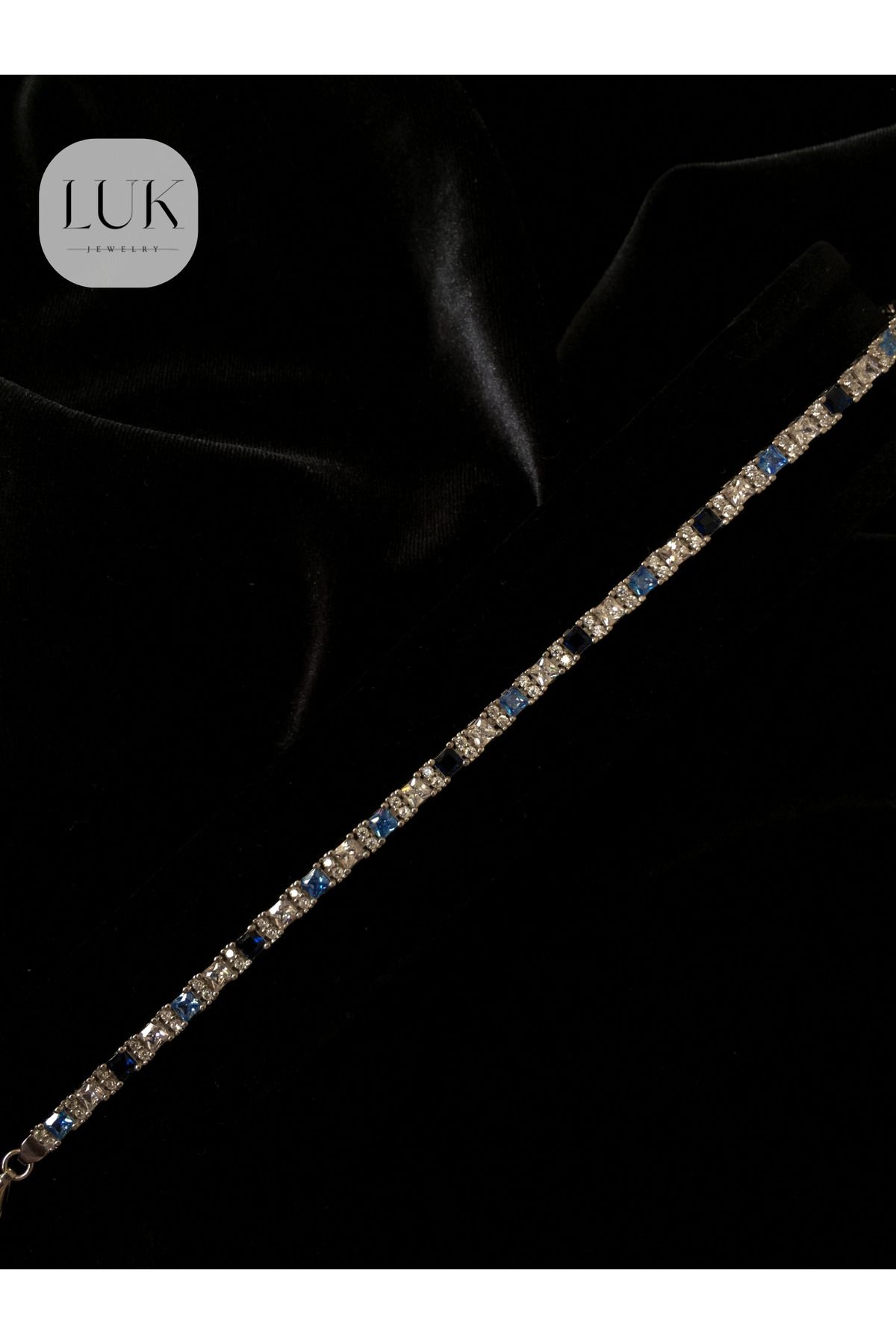 LUK JEWELRY 925 AYAR RENKLİ TAŞLI BİLEKLİK