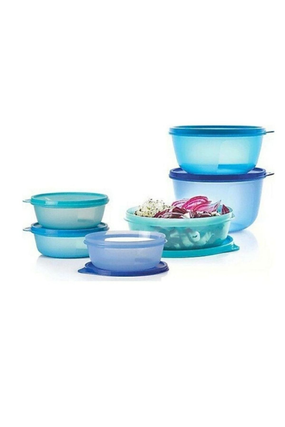 Tupperware Tuppeware Mucize Set ve 3 Adet 600 ML Şekerkap.
