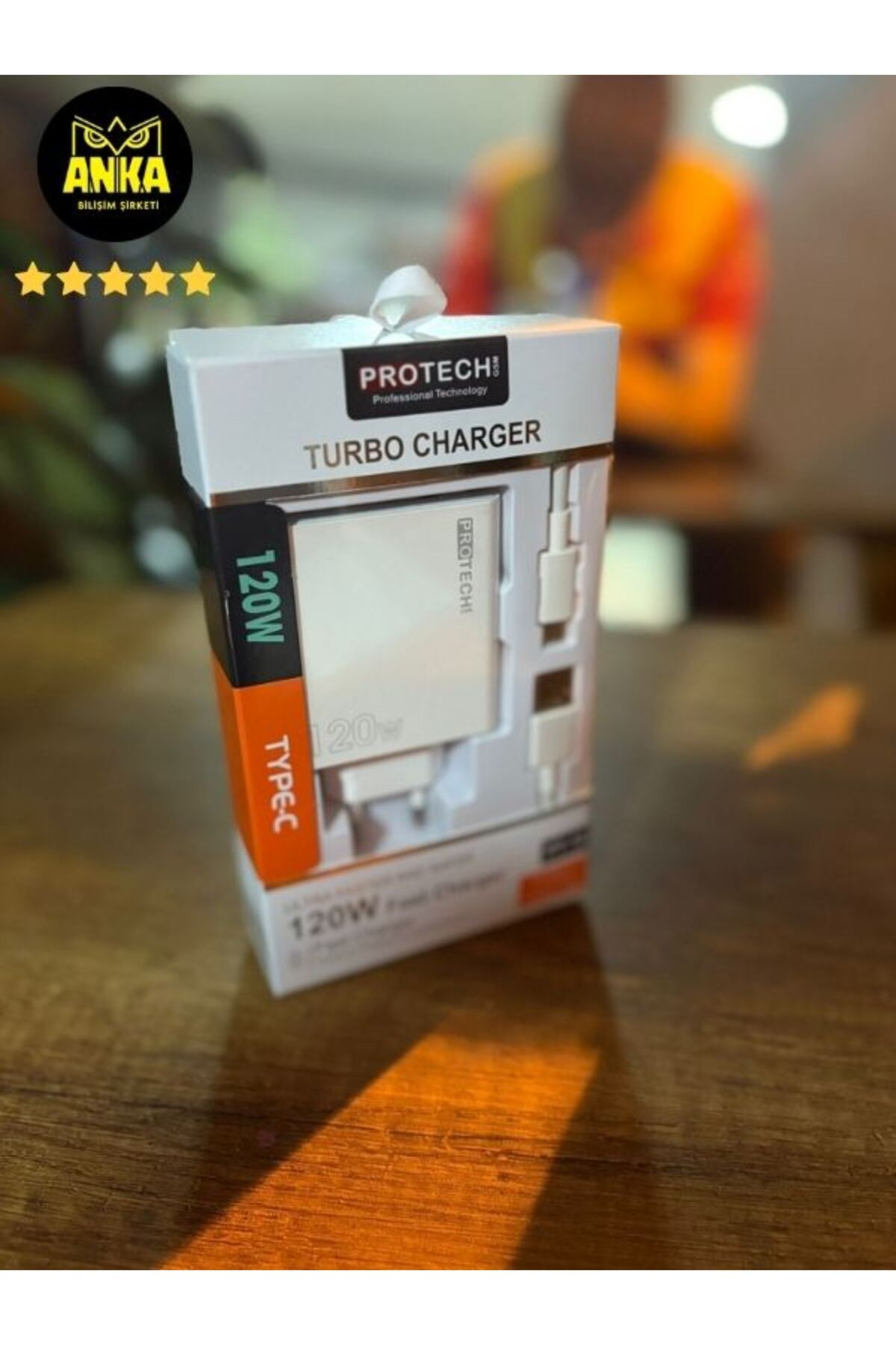 İdealtech 120W TYPE-C Hızlı Şarj Seti (PT-10)