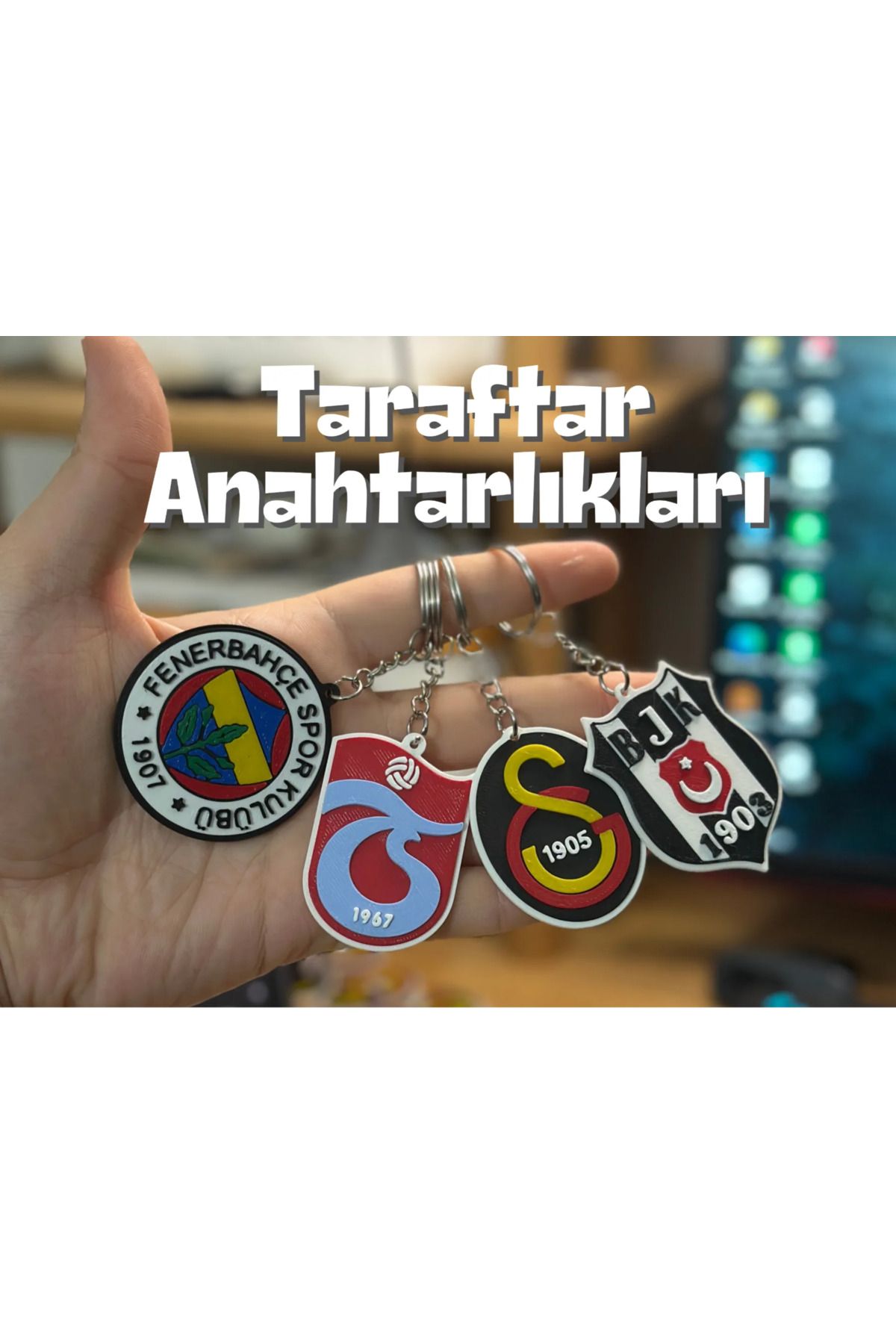 TUBESSA 3D TARAFTAR LOGO ANAHTARLIK