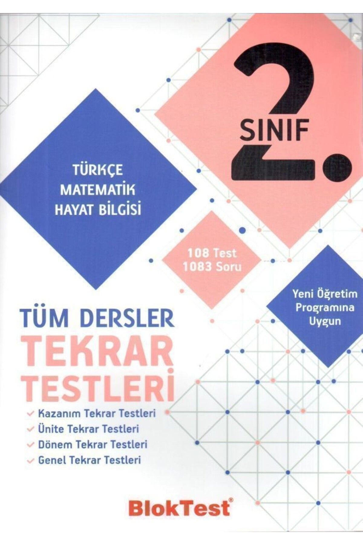 Ankara Kitap Merkezi 2. Sınıf Tüm Dersler Tekrar Testleri Bloktest Yayınları