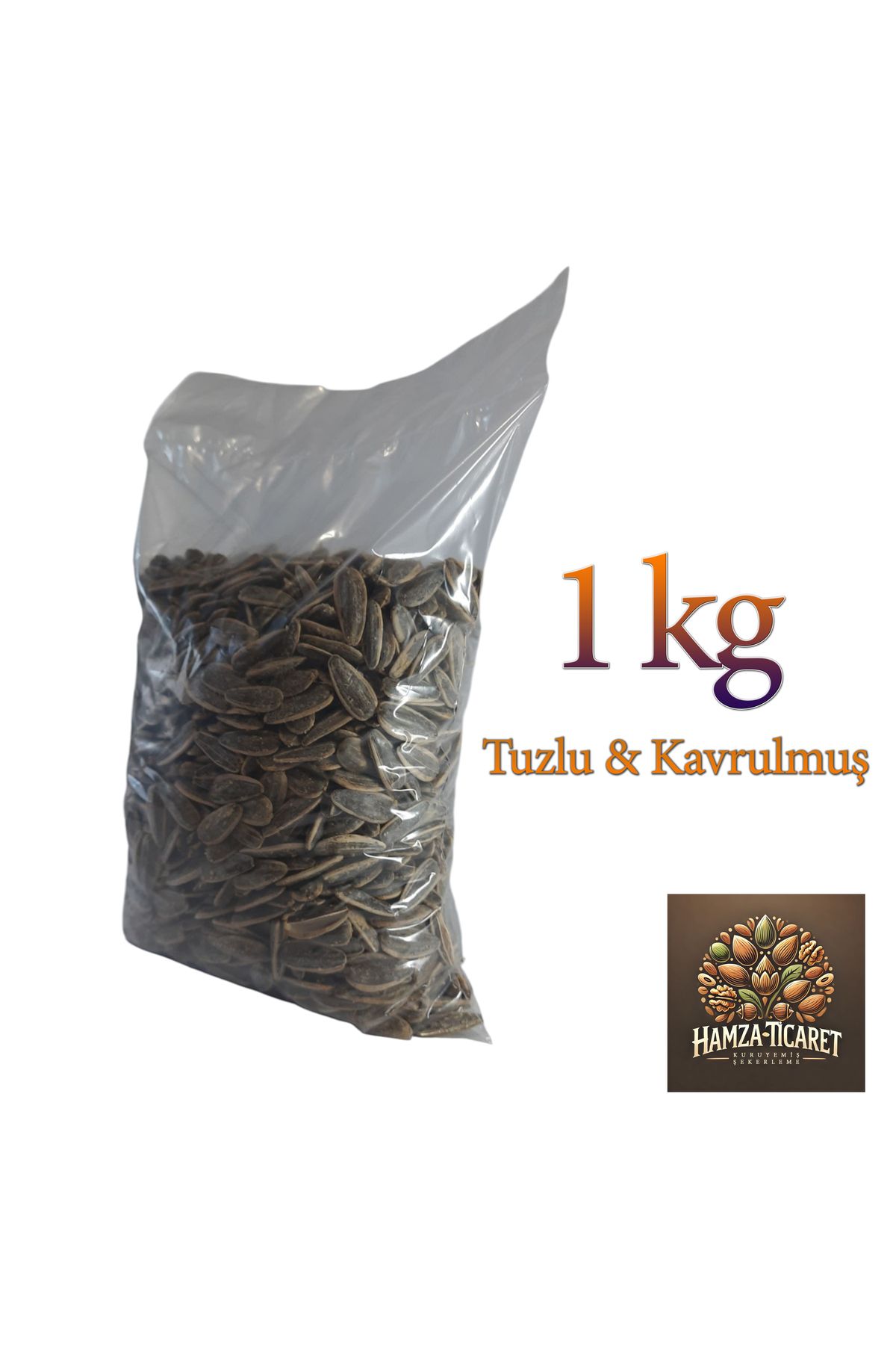 Hamza Bey Tuzlu Kavrulmuş Dakota Çekirdek 1 Kg