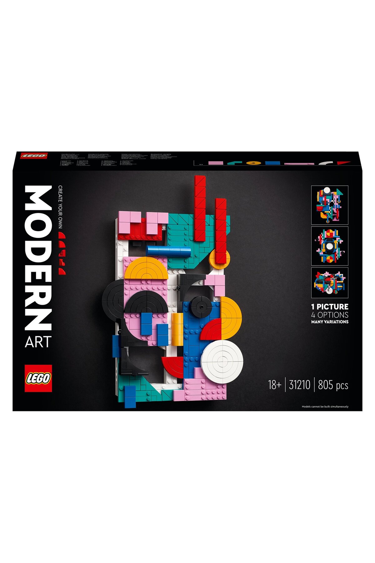 آرت مدرن آرت ۳۱۲۱۰ کیت ساخت‌وساز ۸۰۵ تکه