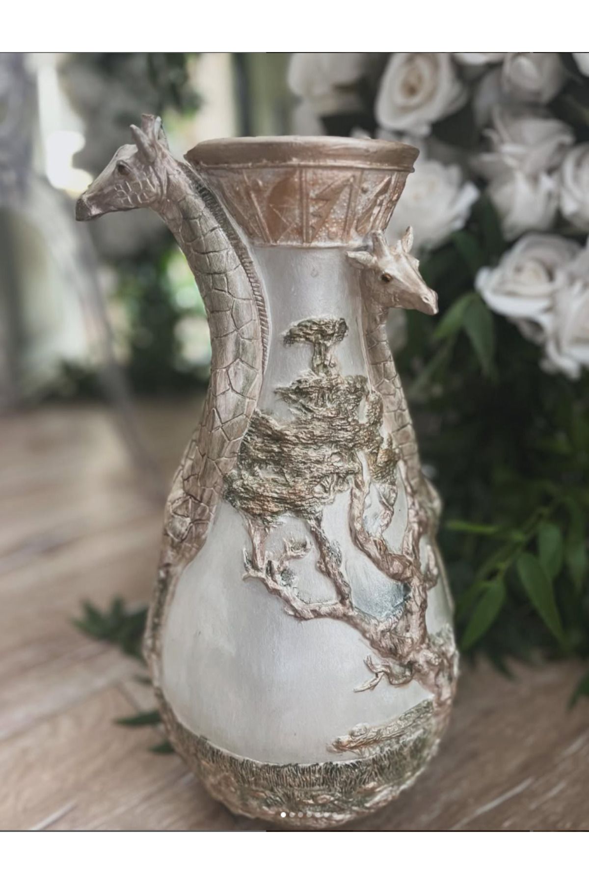 Zahide Design Zürafa Figürlü Vazo
