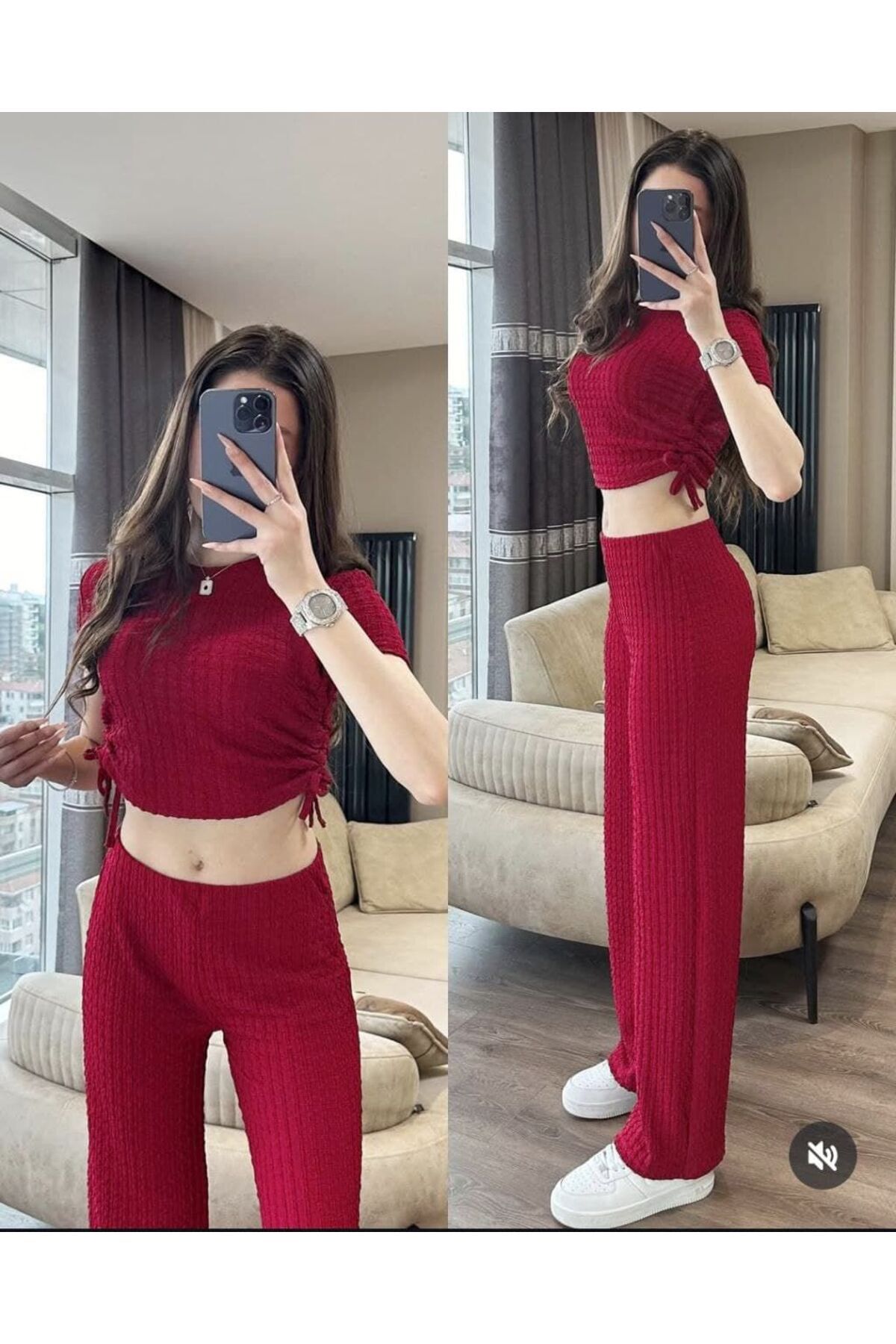Zirova Fashion Gofre takım