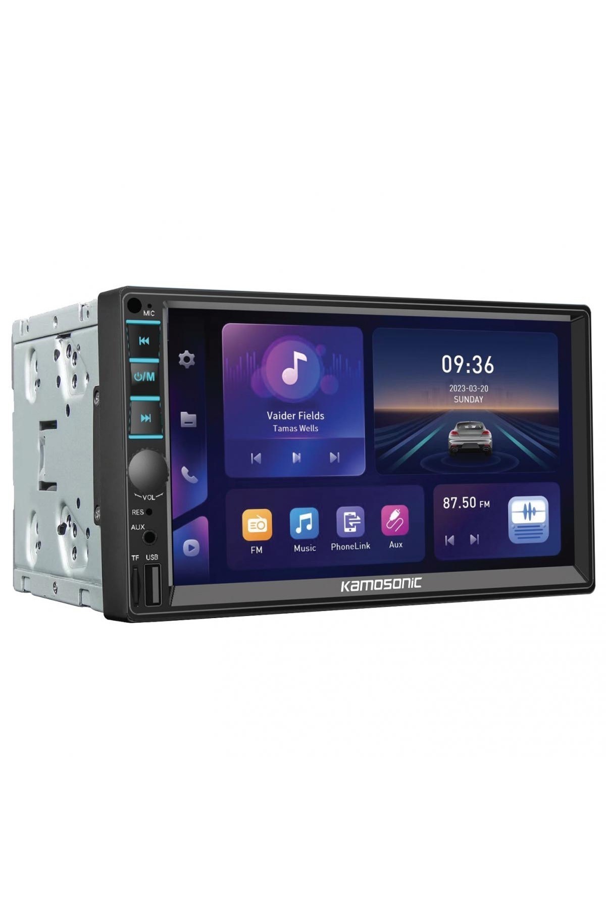 Kamosonic Ks-g755 7 Inç Sıngle Dın Usb/sd/bt Oto Teyp Kamera Hediye Kızak Ve Ön Çerçeve Mevcuttur.