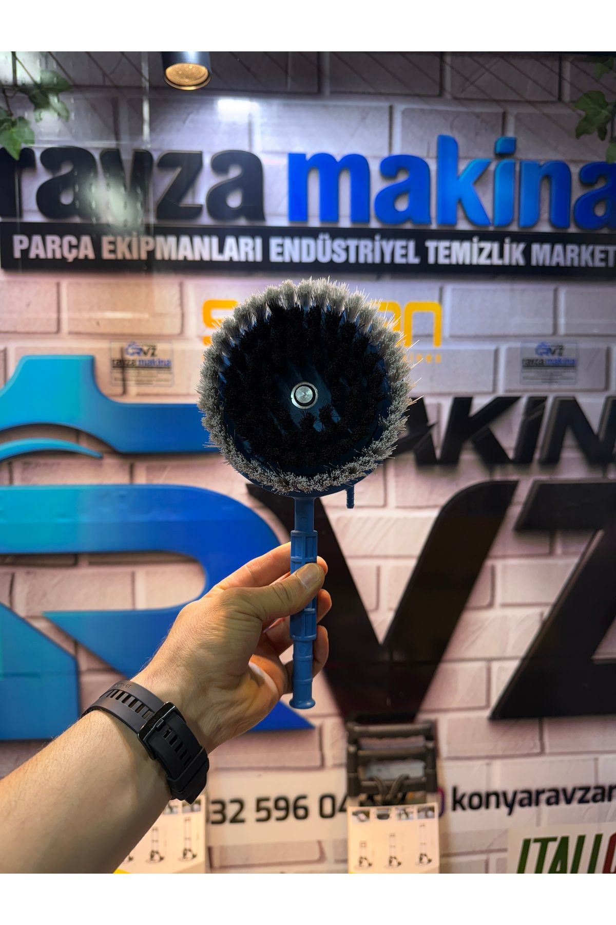 Ravza Makina Rvz Su Sıçratmayan Fırça / İthal Yumuşak Kıl