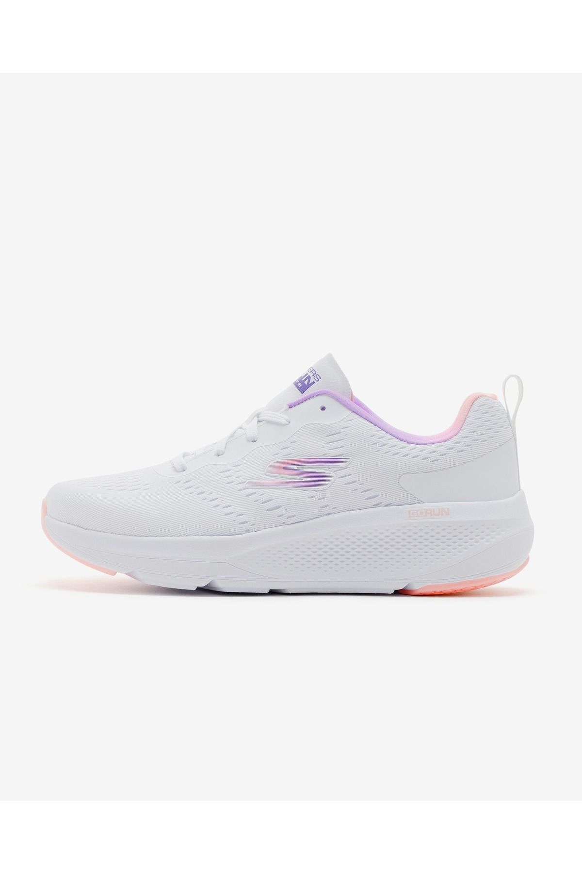 SKECHERS 128334-WMLT Go Run Elevate Double Time Kadın Beyaz Sneaker Günlük Spor Ayakkabı