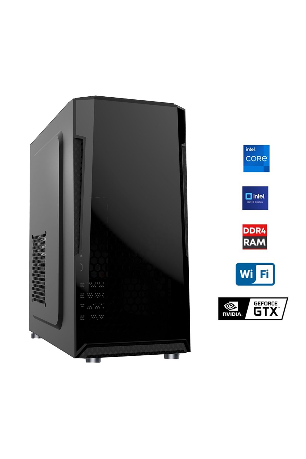 TURBOX Tx6286 i5 11400F 16GB DDR4 Ram 256GB SSD 4GB GTX750 Ti Masaüstü Ofis Hazır Sistem