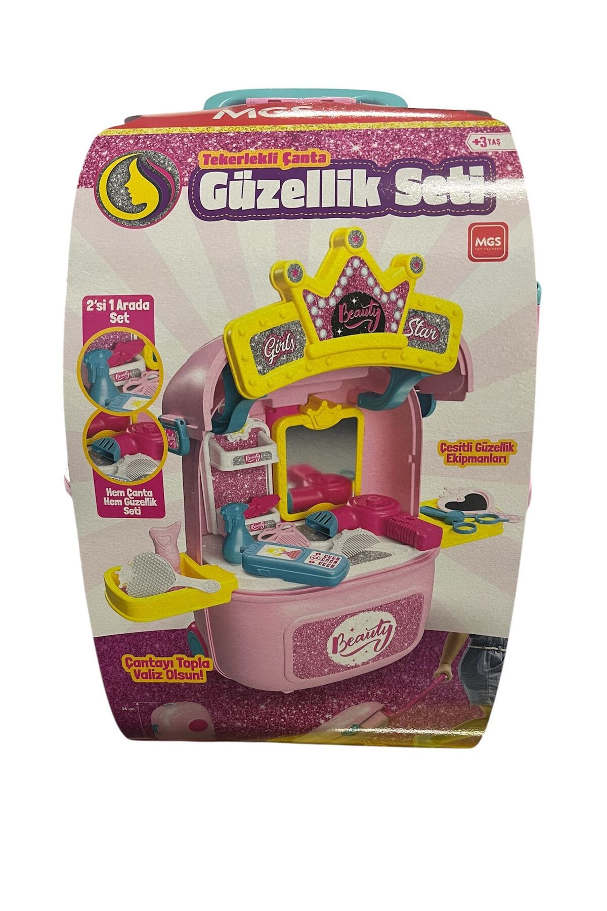 Shem Güzellik Seti Tekerlikli Çanta