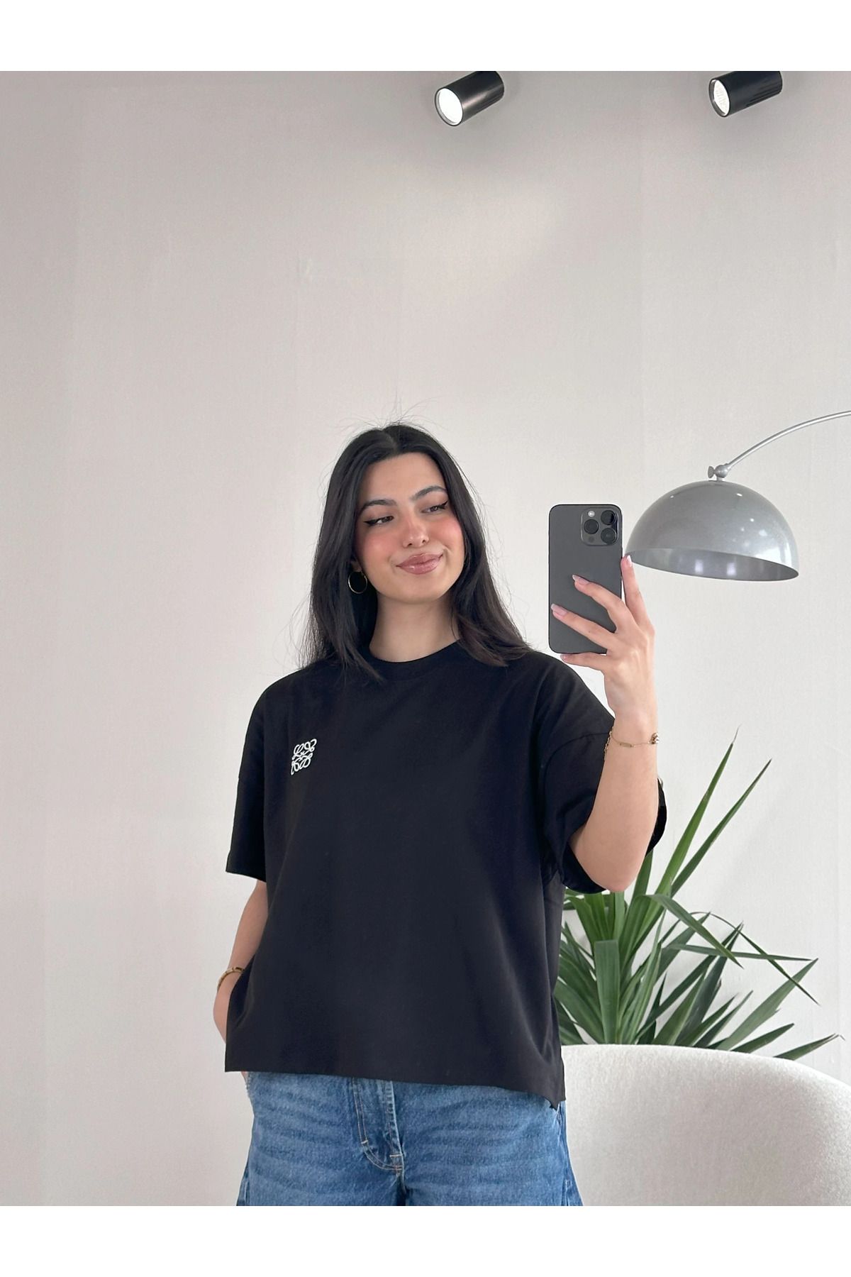 Kyra Studios 0013 Siyah Basic T-shirt