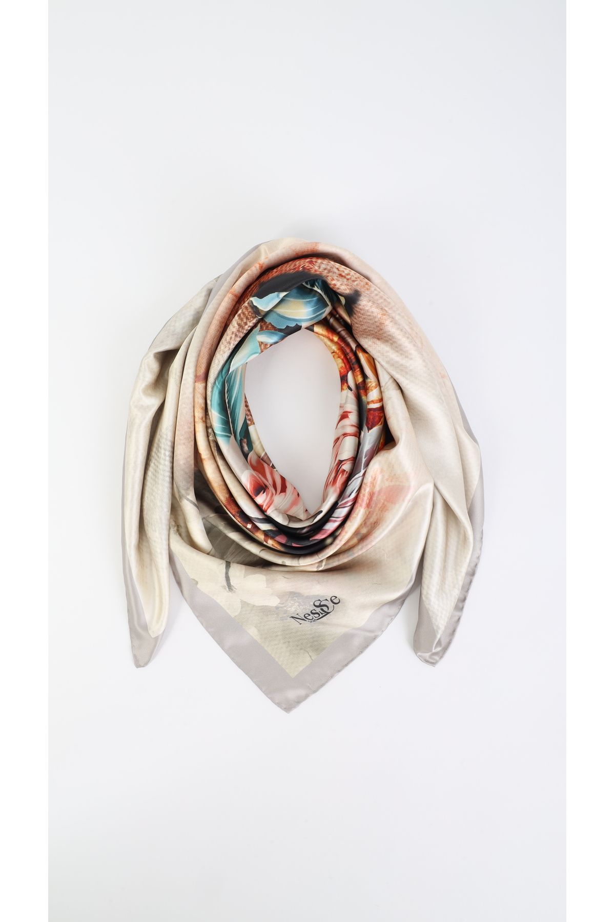 NESSCARF İthal İpek Saten Eşarp