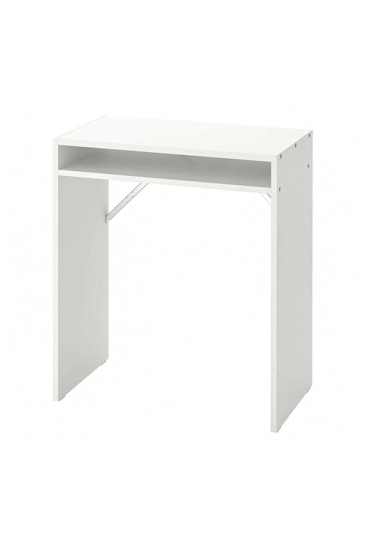 IKEA Beyaz Çalışma Masası Genişlik: 65 cm Derinlik: 40 cm Yükseklik: 75 cm