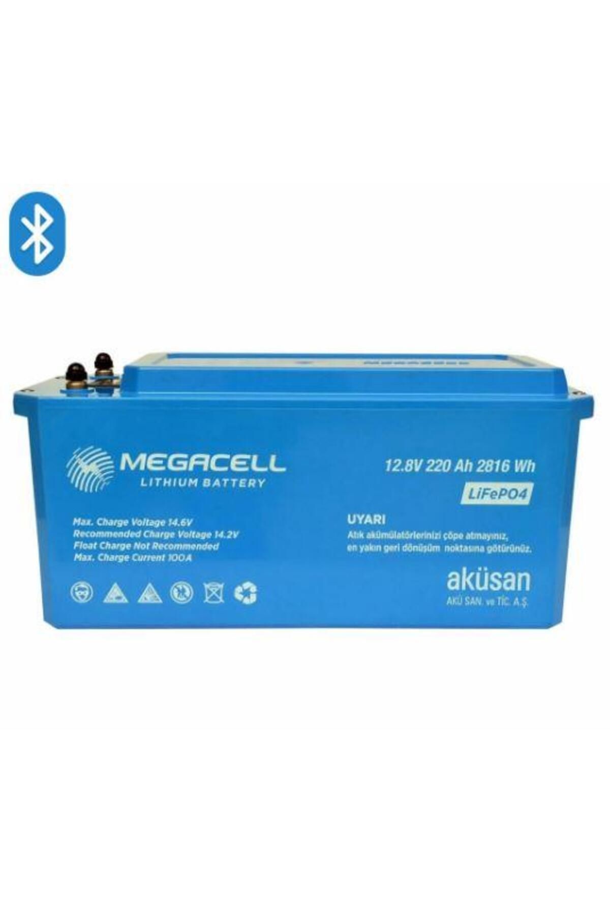 Megacell 12.8v 220ah Bluetooth Lifepo4 Abs Lityum Akü