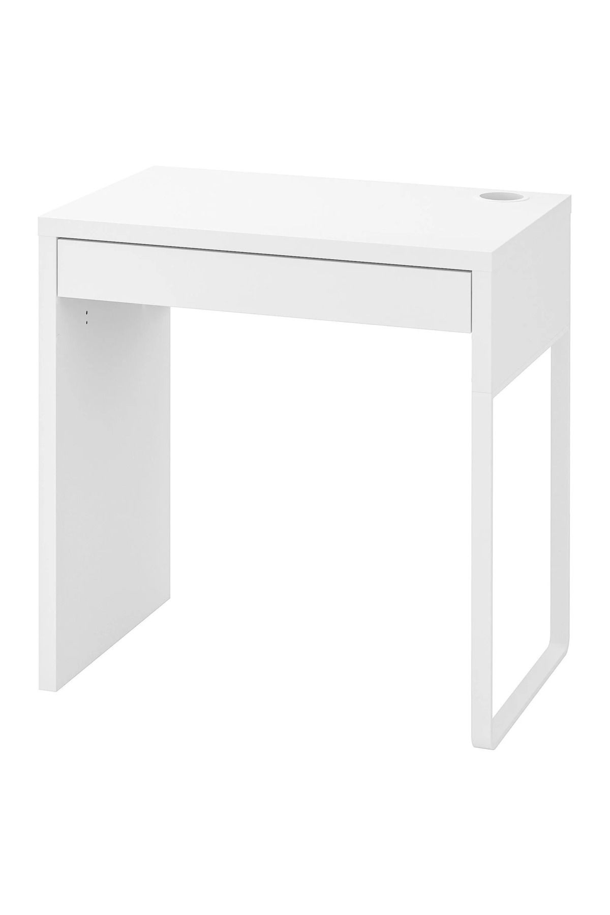 IKEA Beyaz Çalışma Masası Genişlik: 73 cm Derinlik: 50 cm Yükseklik: 75 cm